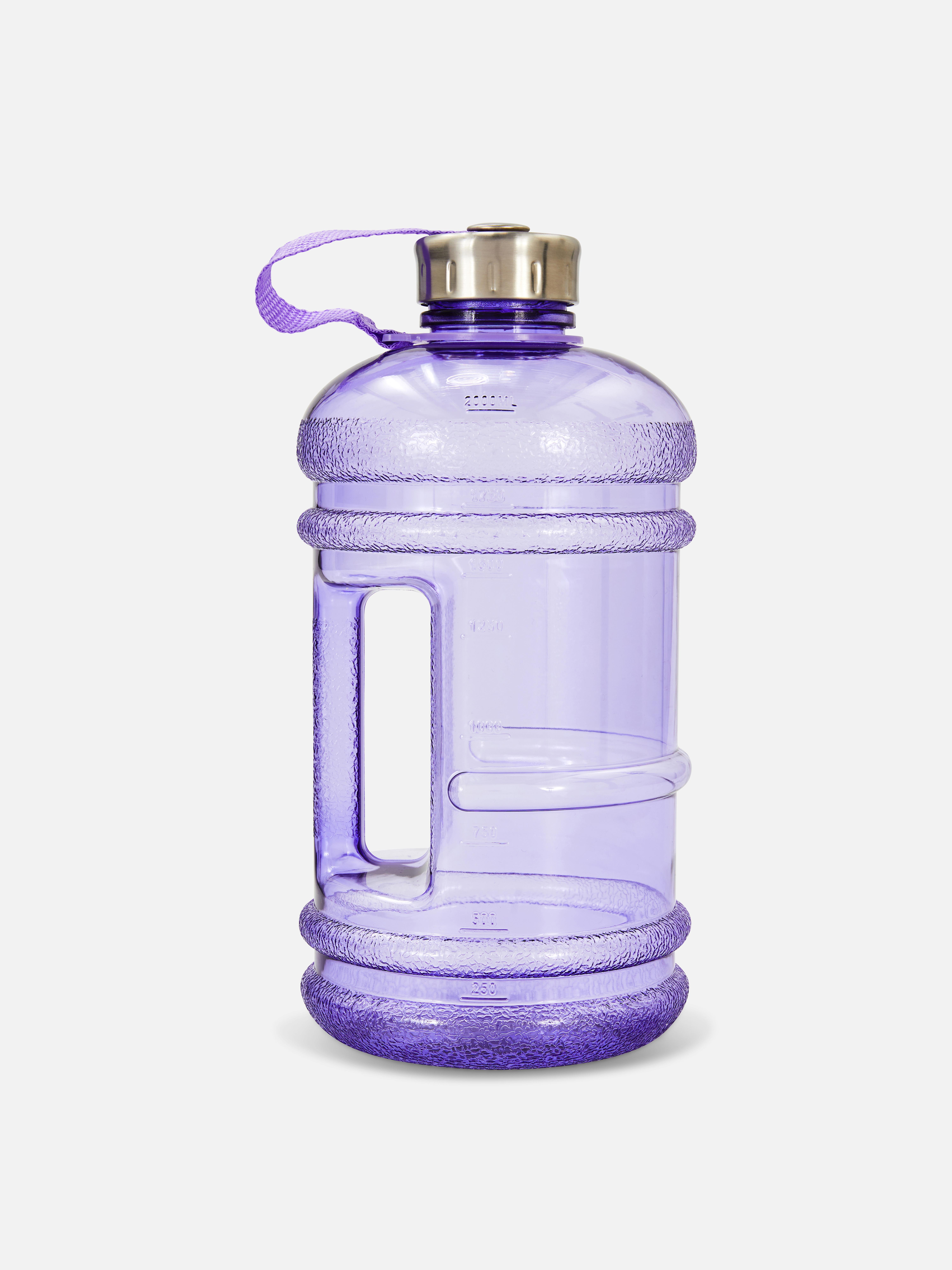 Lilac XXL 2000ml Sports Water Bottle With Handle Primark