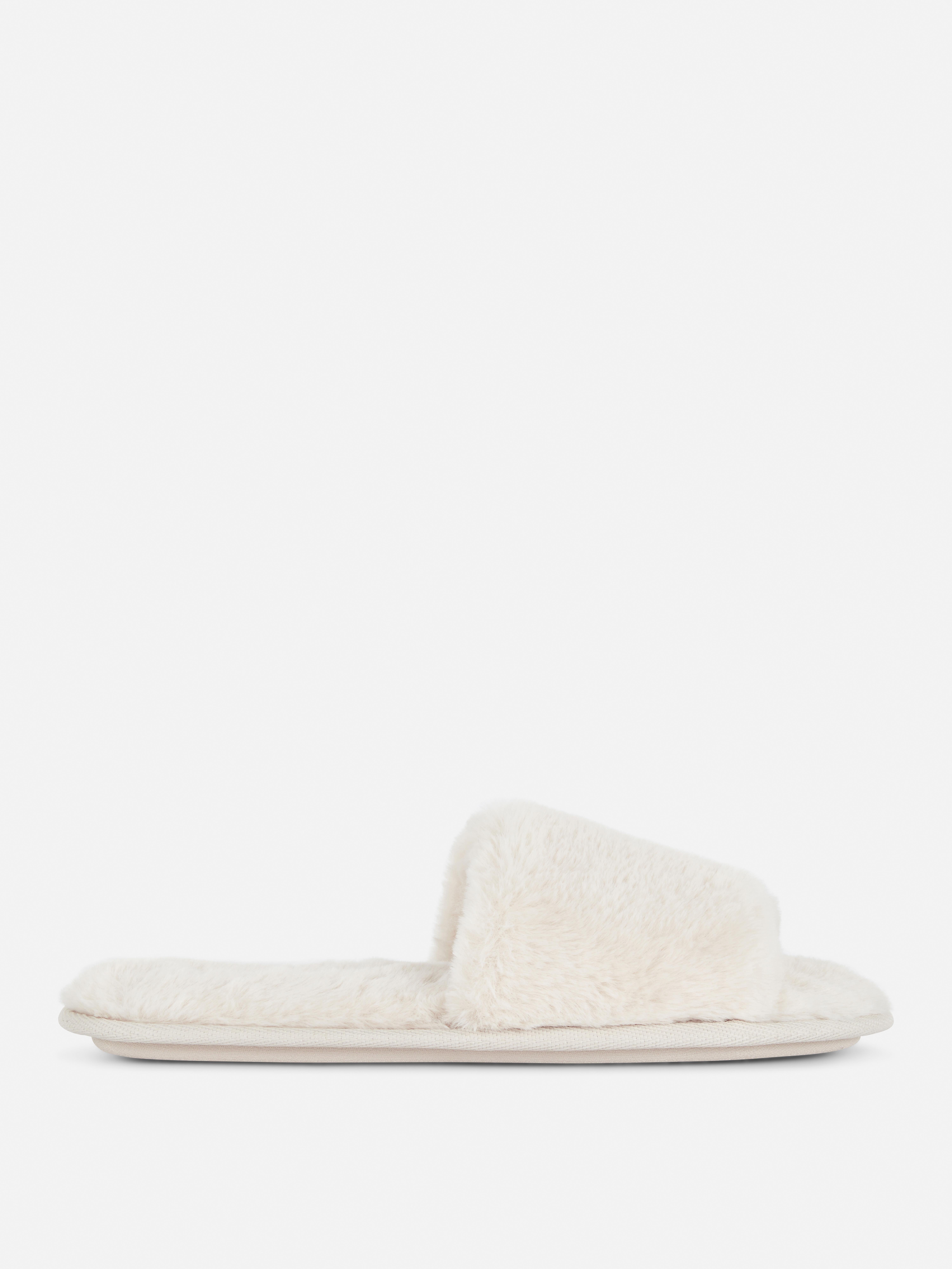 Faux Fur Slippers Penneys