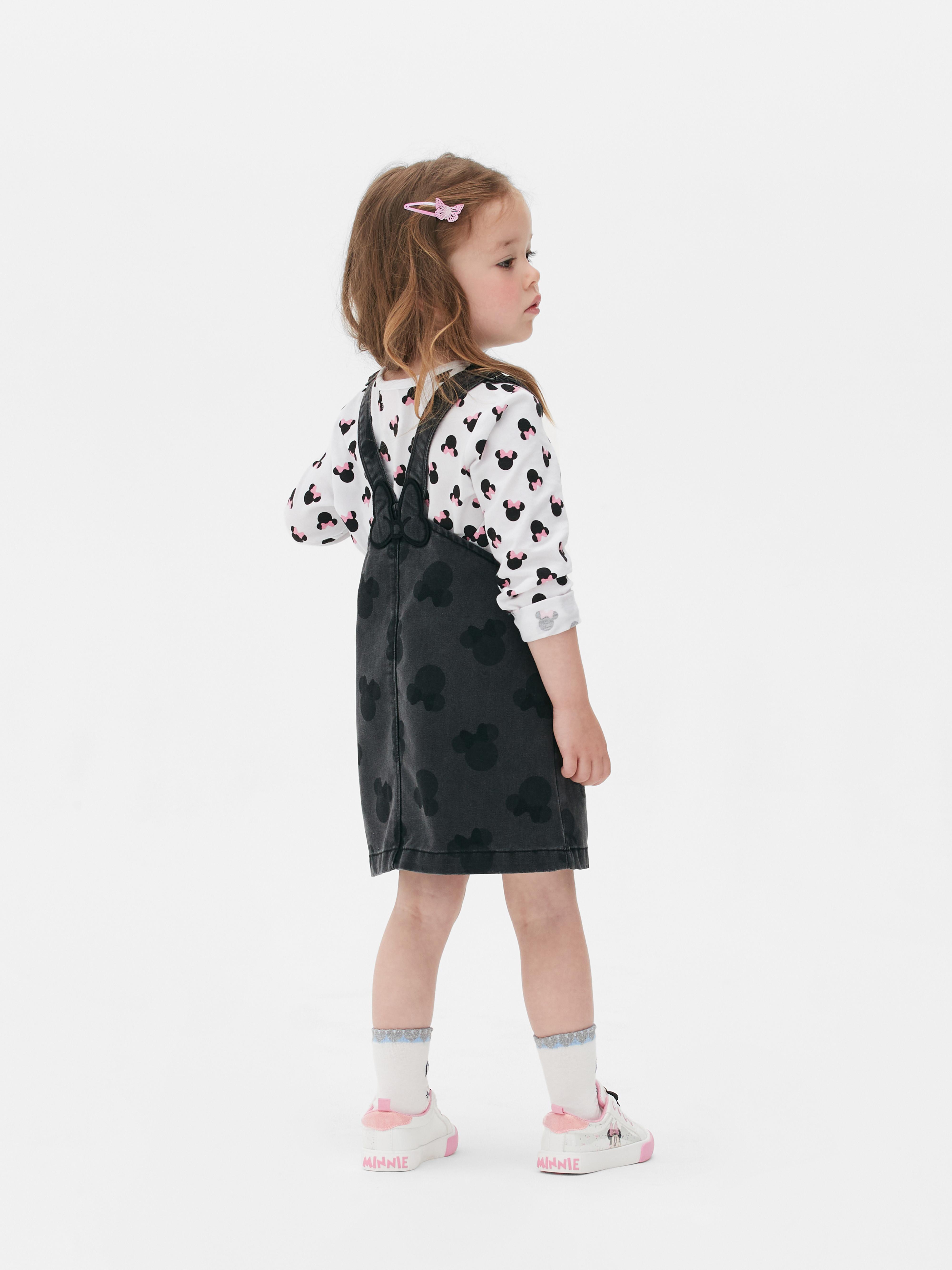 Ensemble deux pièces robe chasuble Disney Minnie Mouse Anthracite