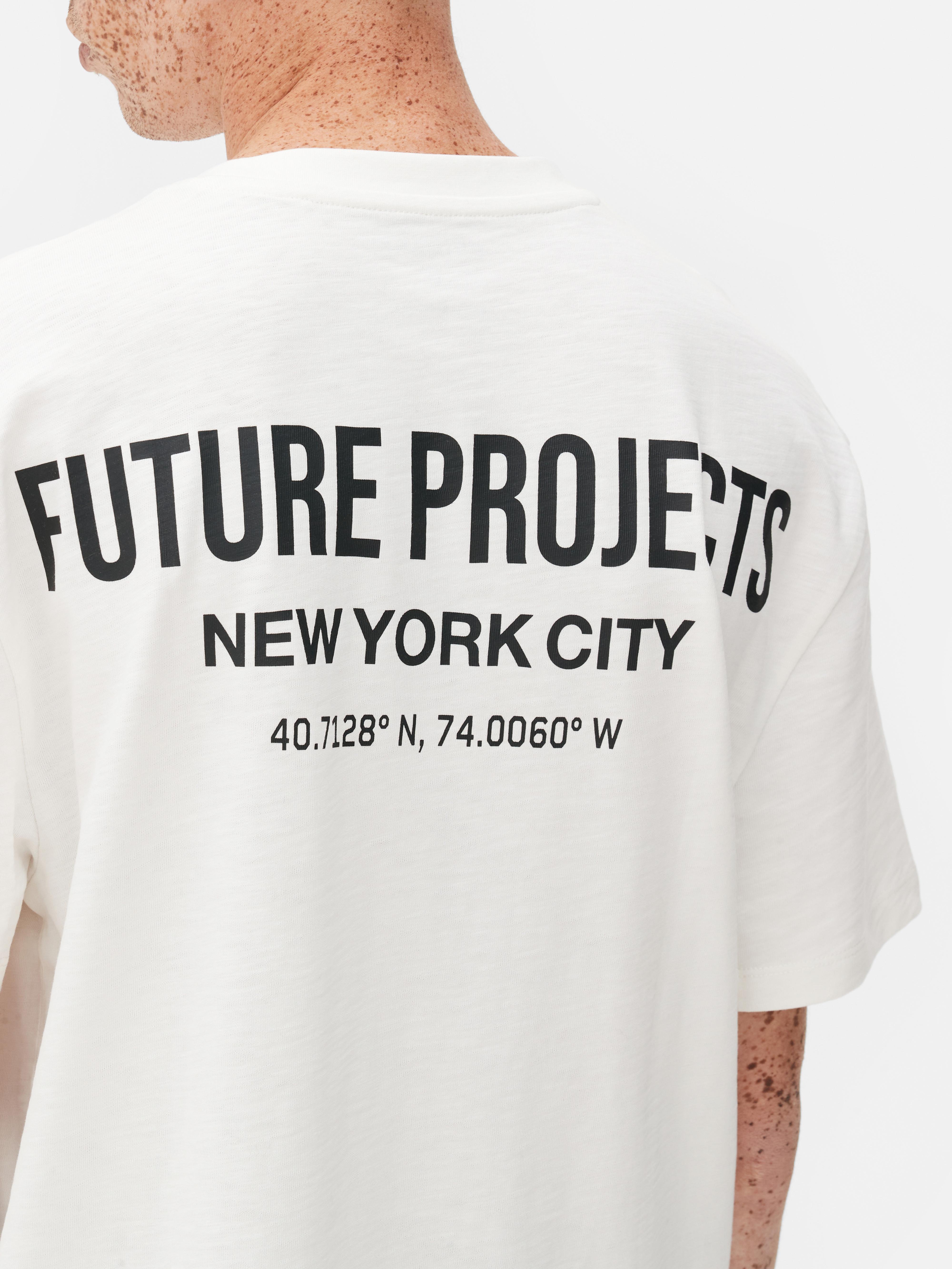 Camiseta con estampado gráfico «Future Projects» Primark