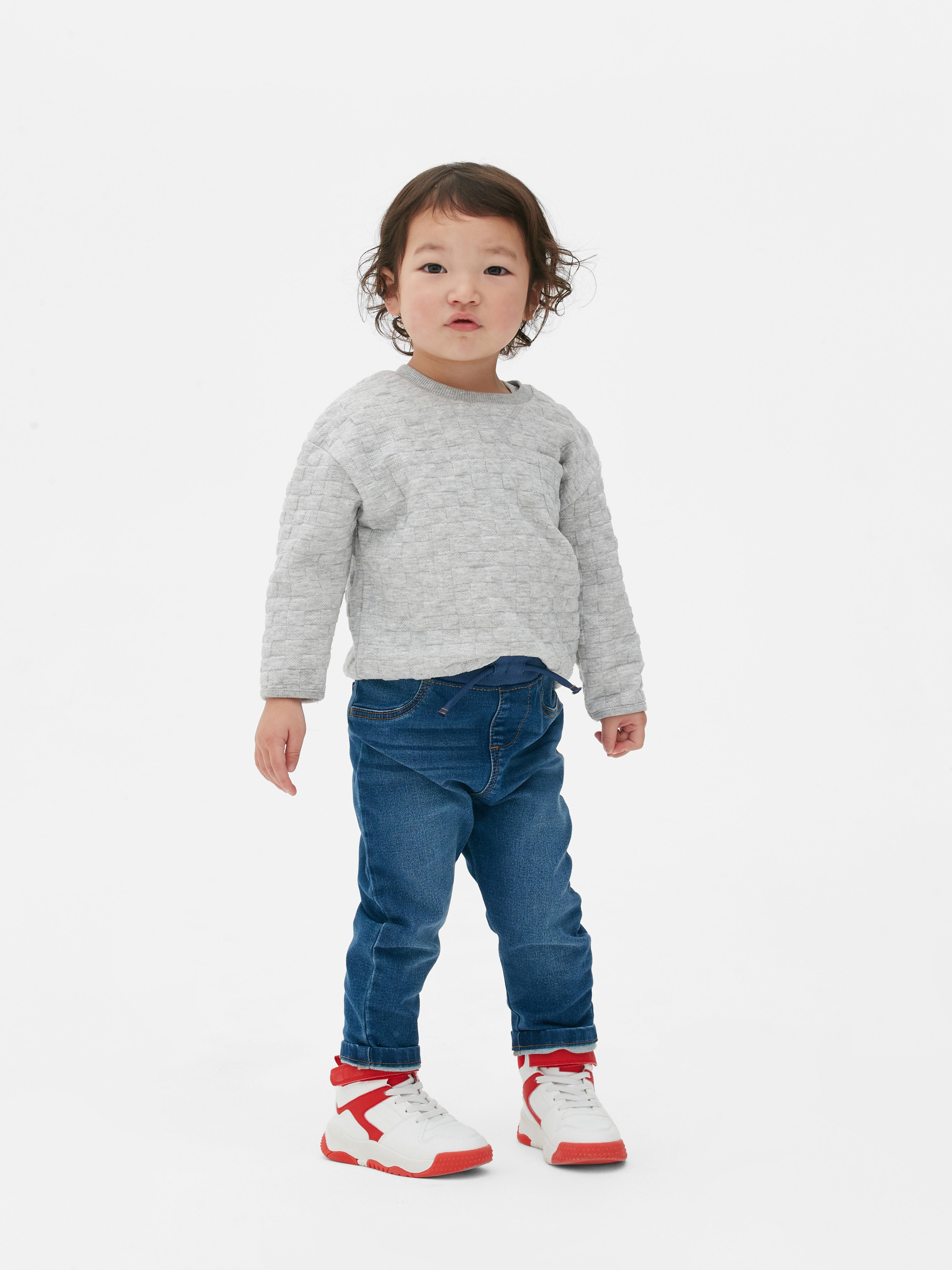 Baby Boys Mid Blue Tapered Jogger Jeans Primark