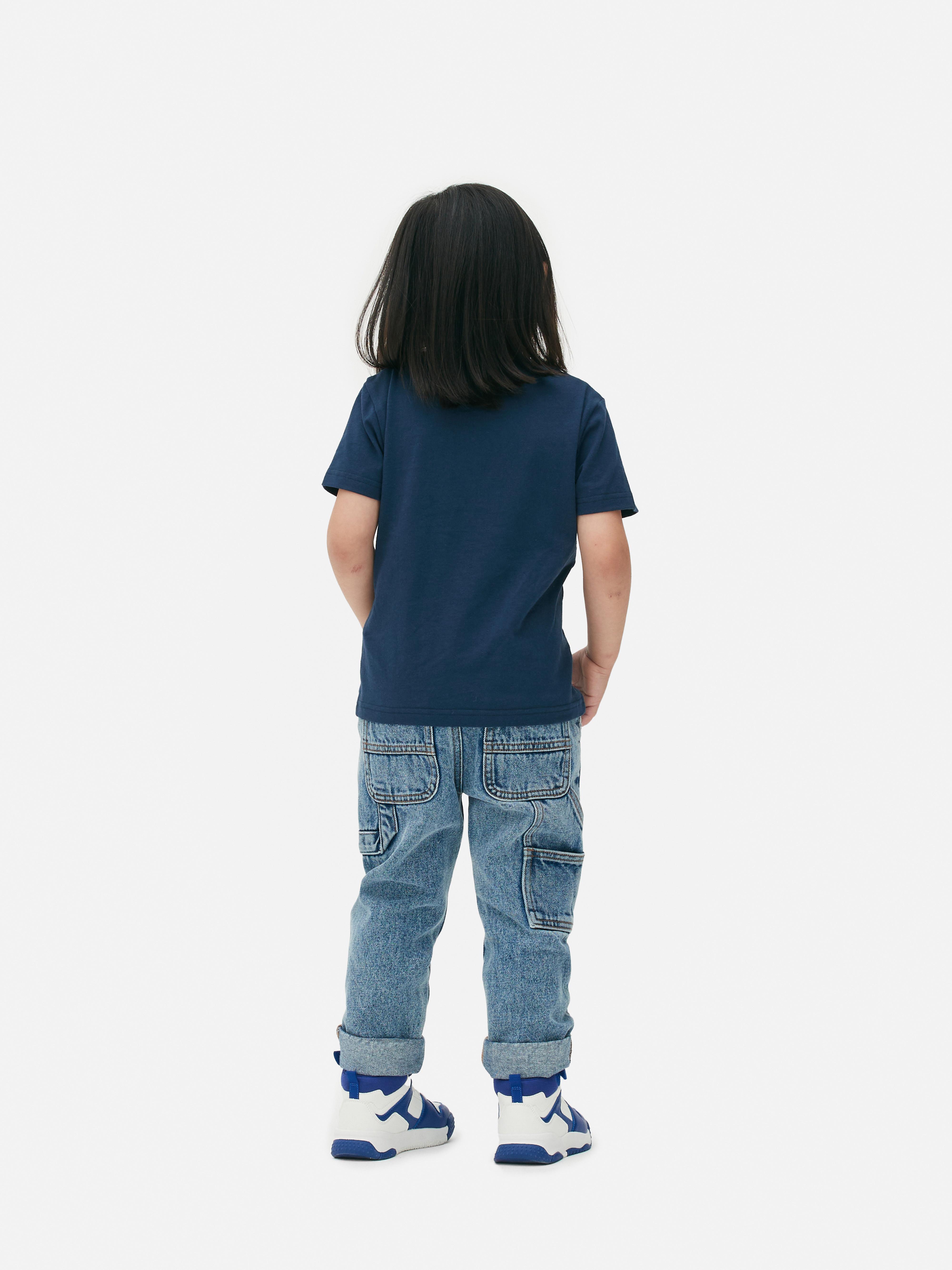 Boys Navy Printed TShirt Primark