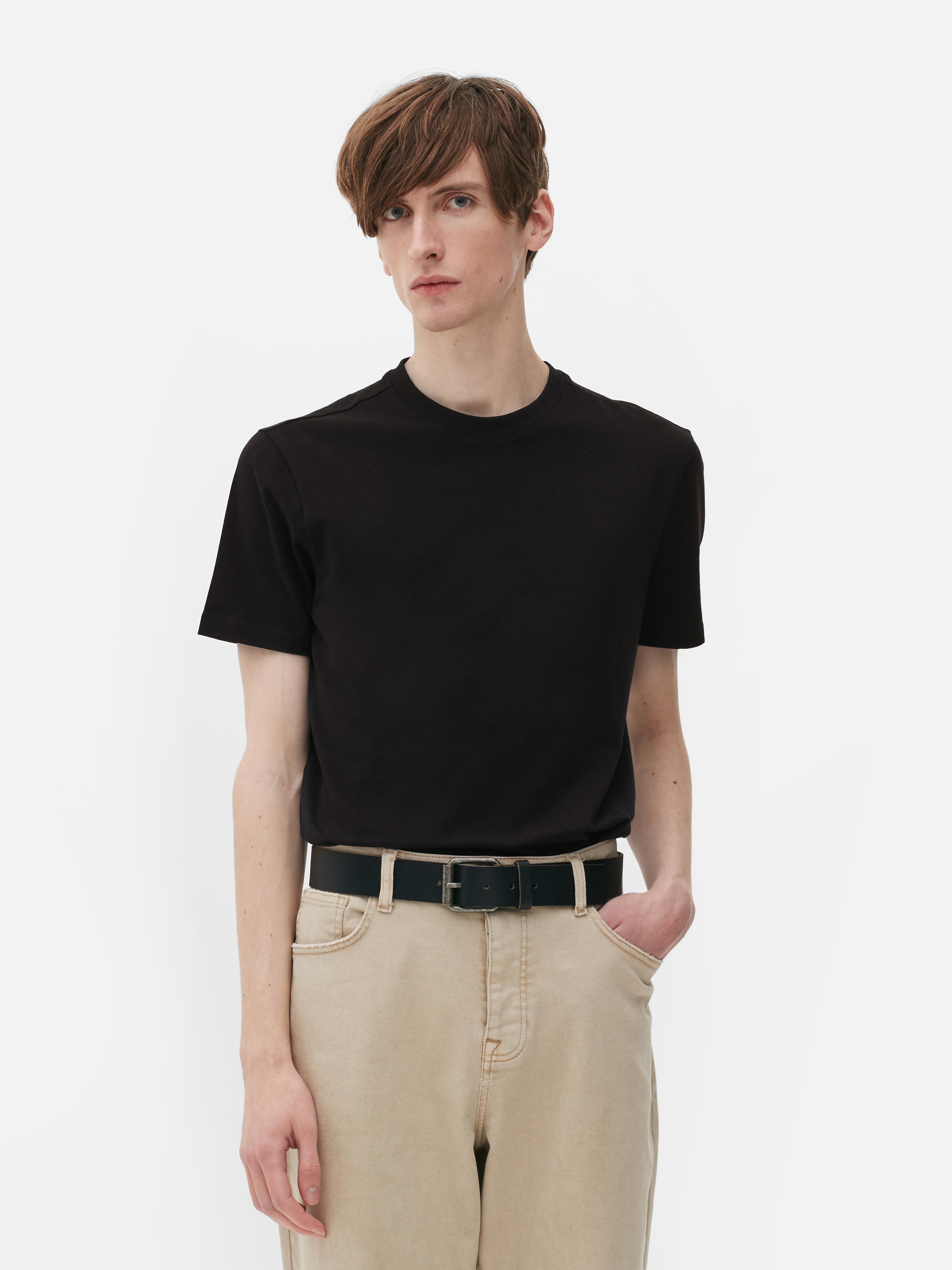 Mens Black Slim Fit Tshirt Primark