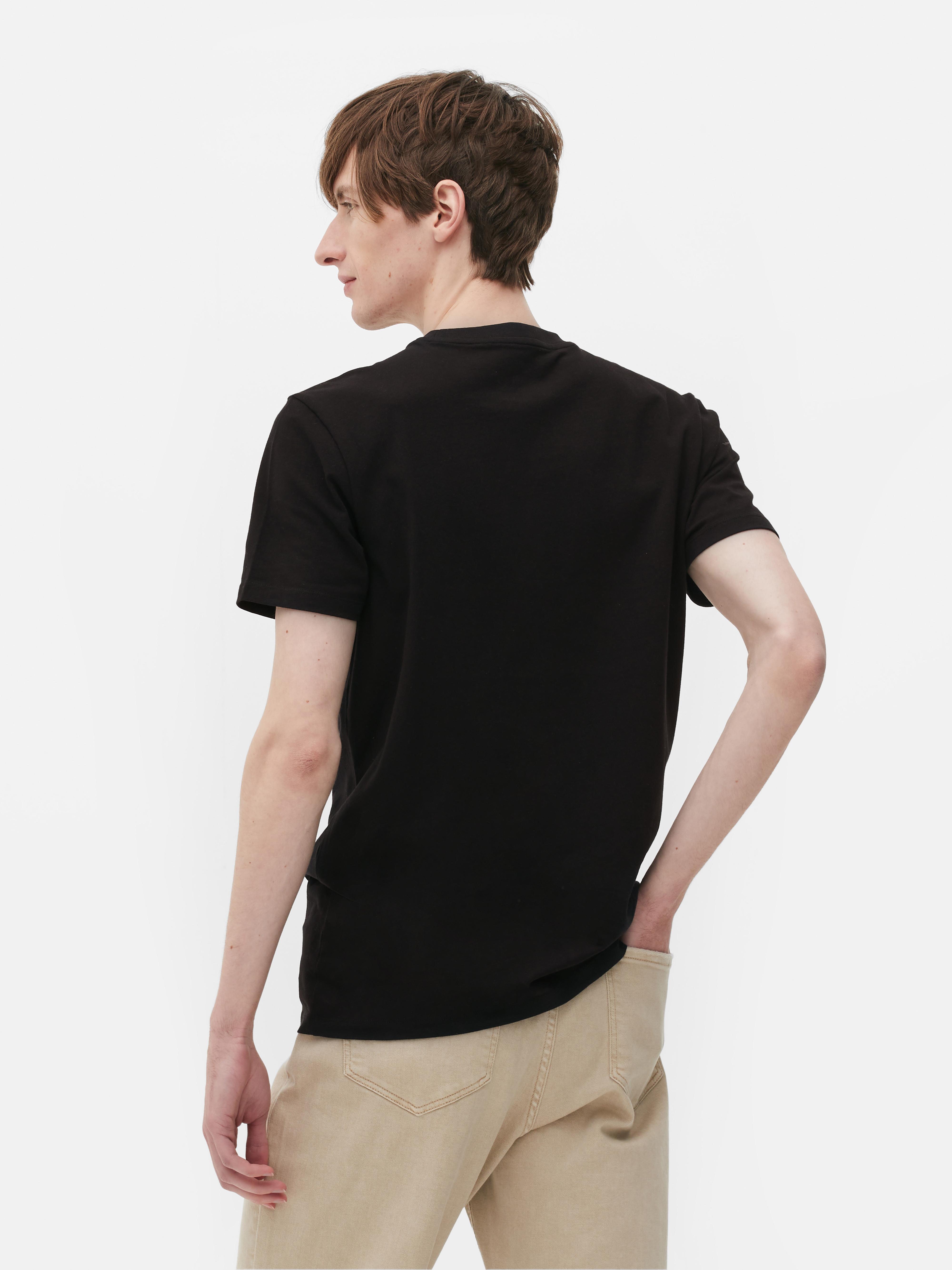 Mens Black Slim Fit Tshirt Primark