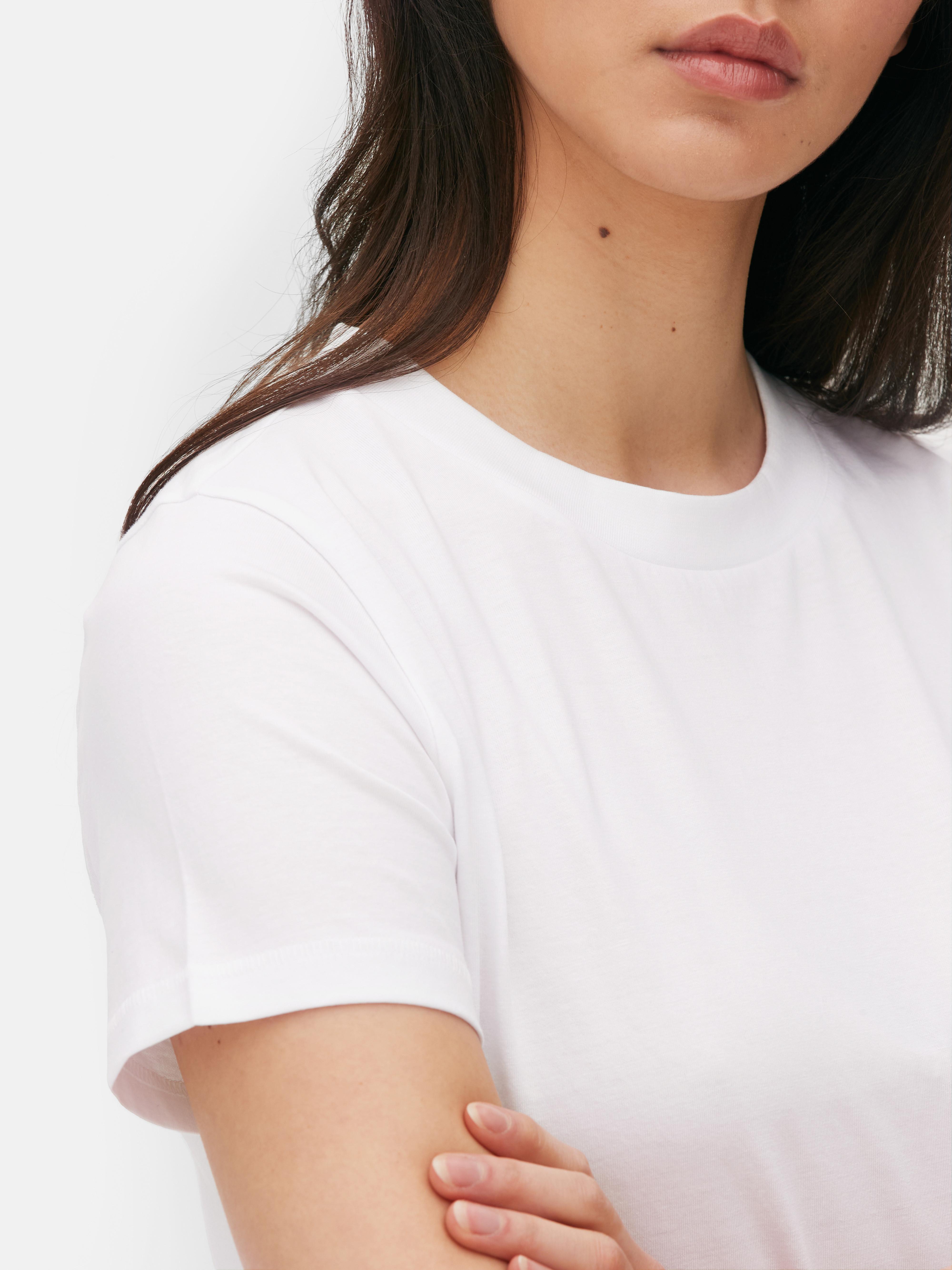 Women's White Classic Cotton TShirt Primark