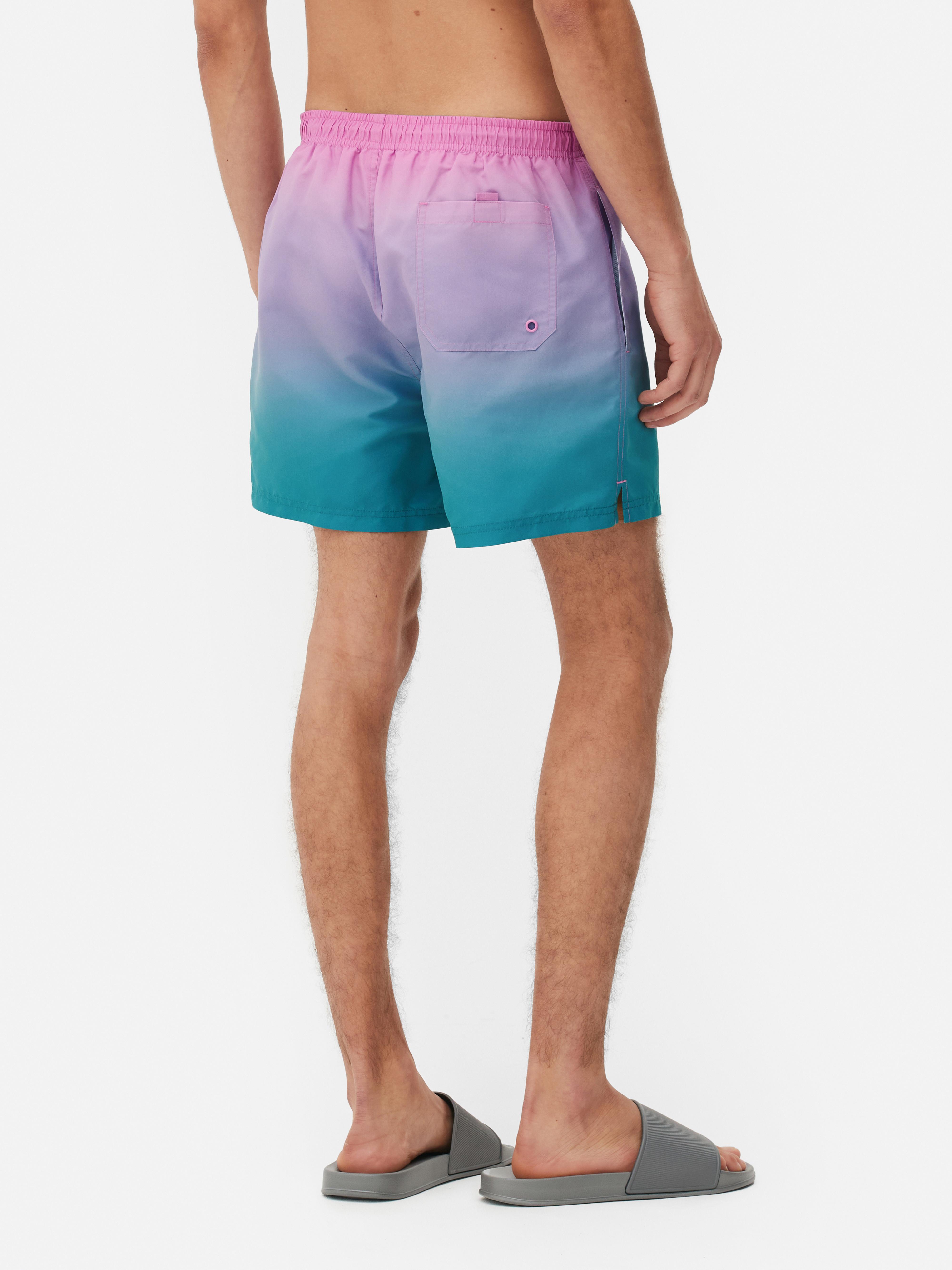 Men's Purple Ombré Swim Shorts Primark
