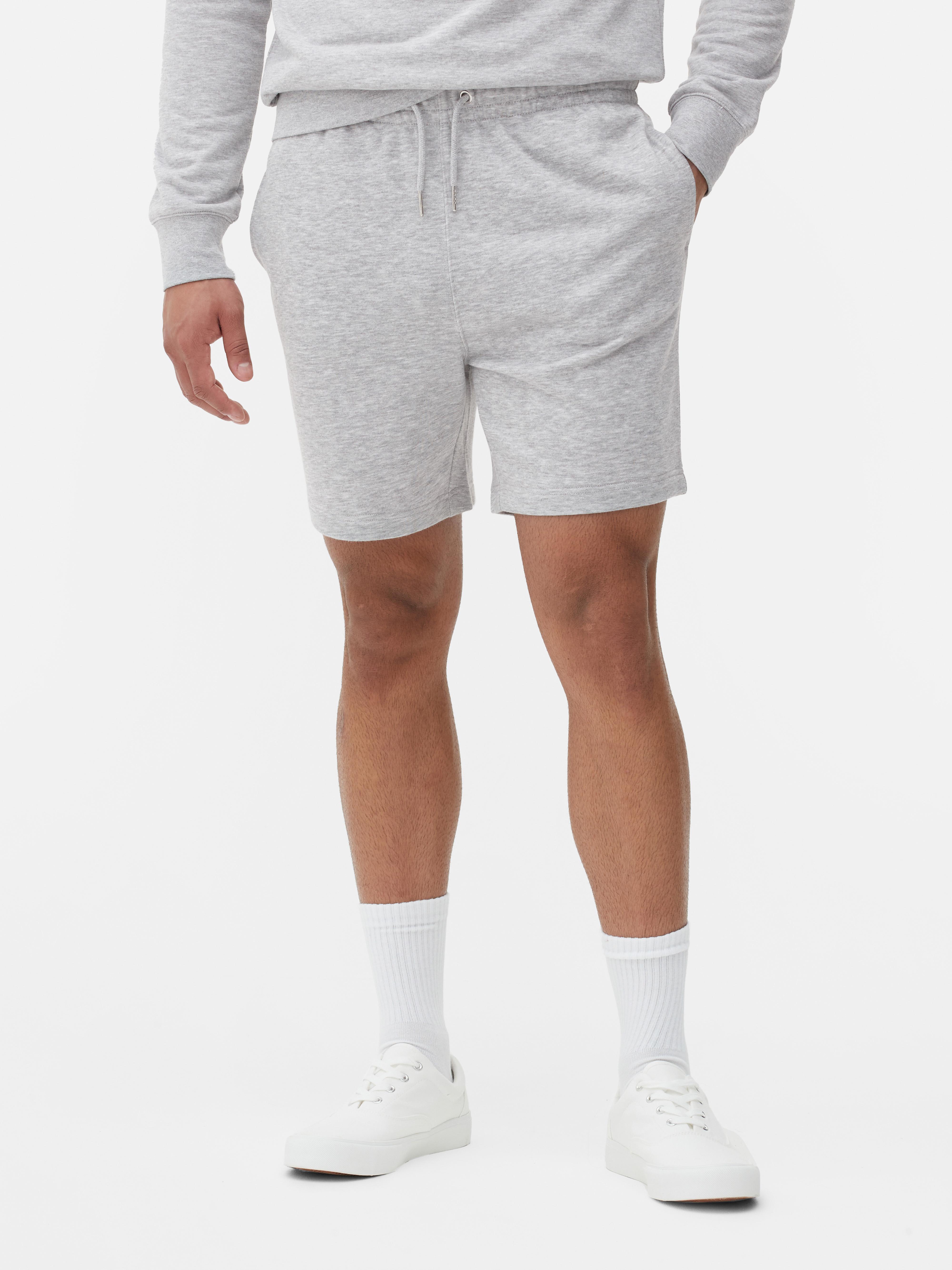 Men's Gray Drawstring Jersey Shorts Primark