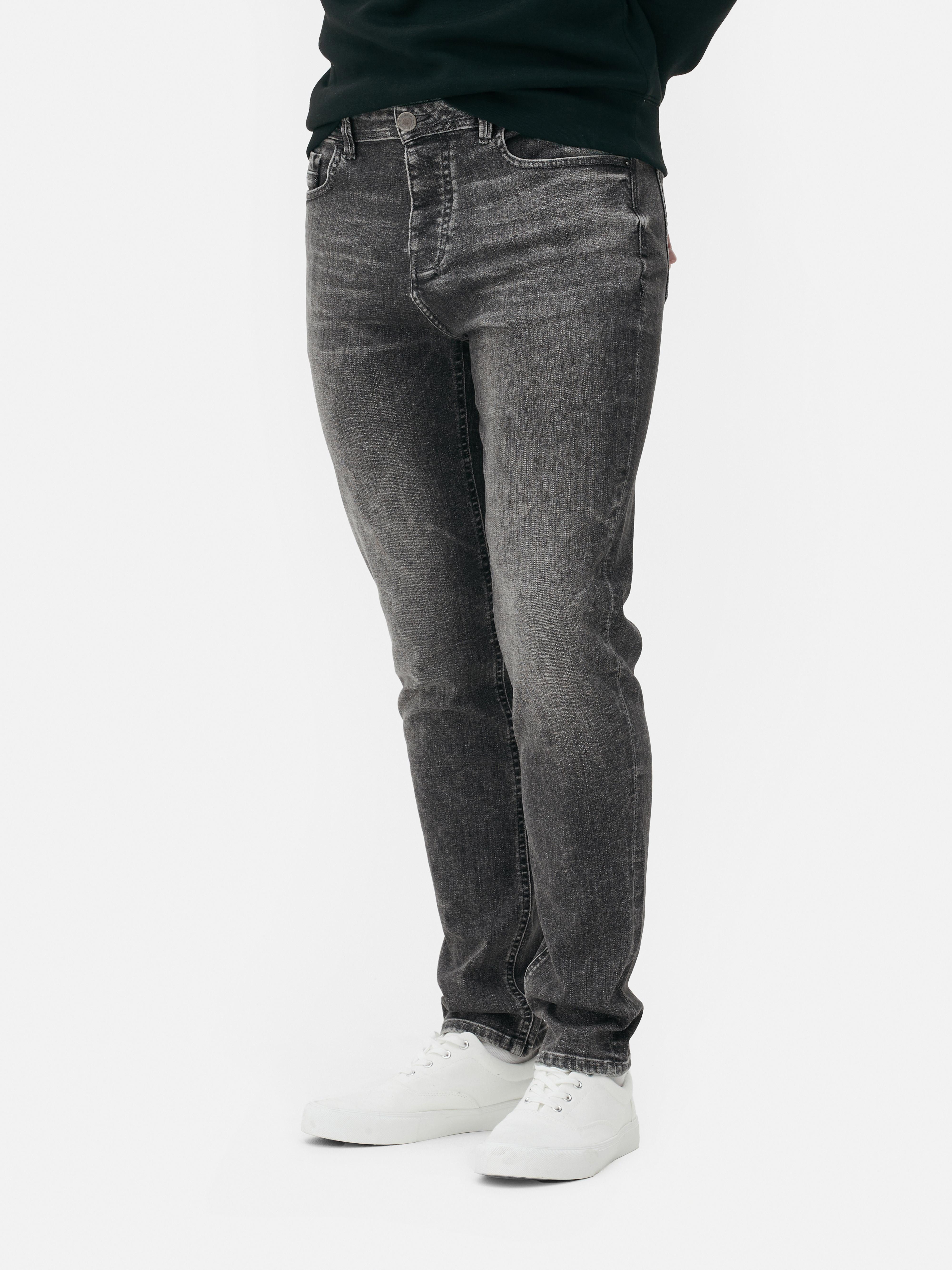 Men's Gray Slim Fit Jeans Primark