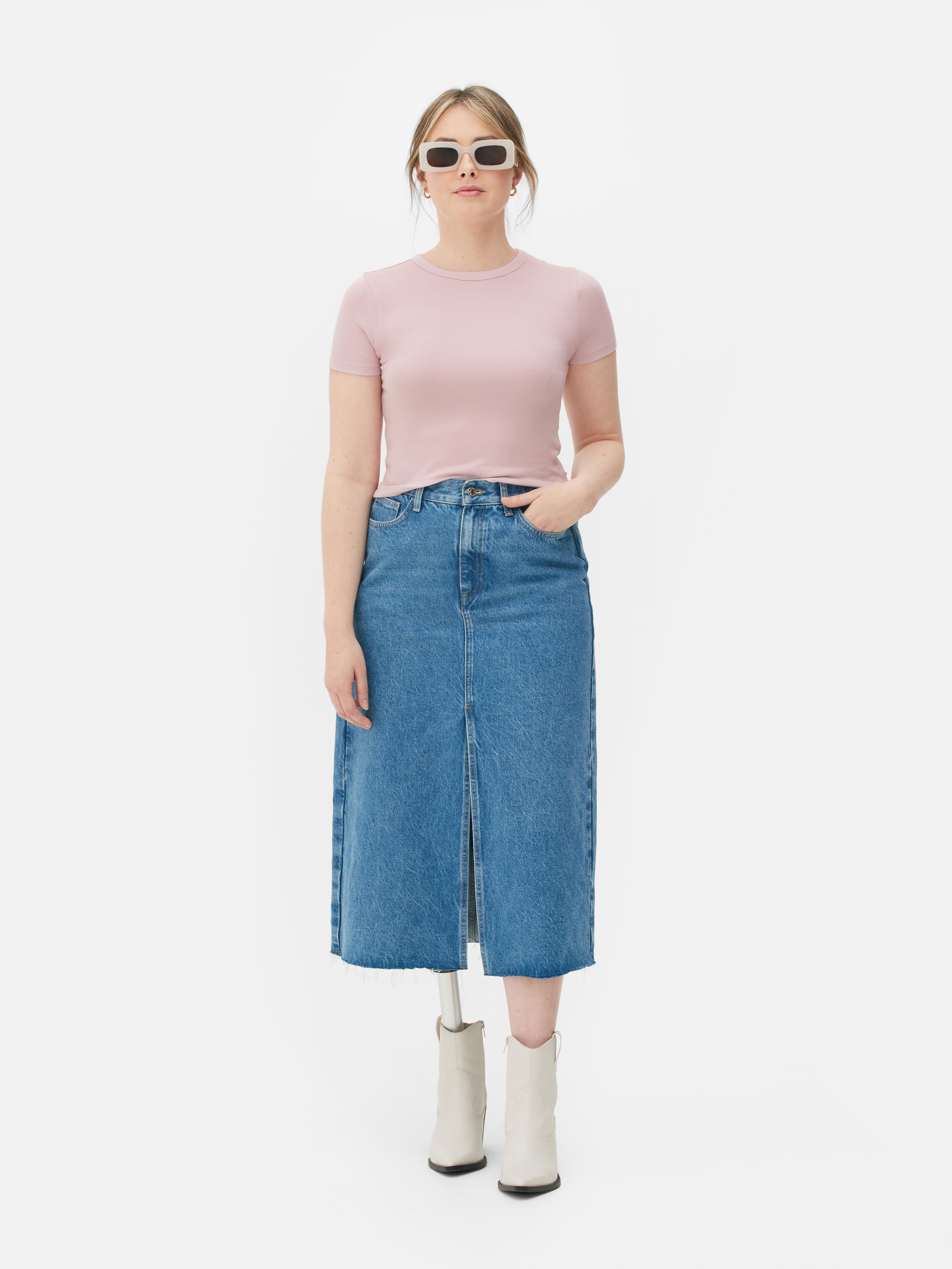 Womens Light Pink Cropped Short Sleeve TShirt Primark