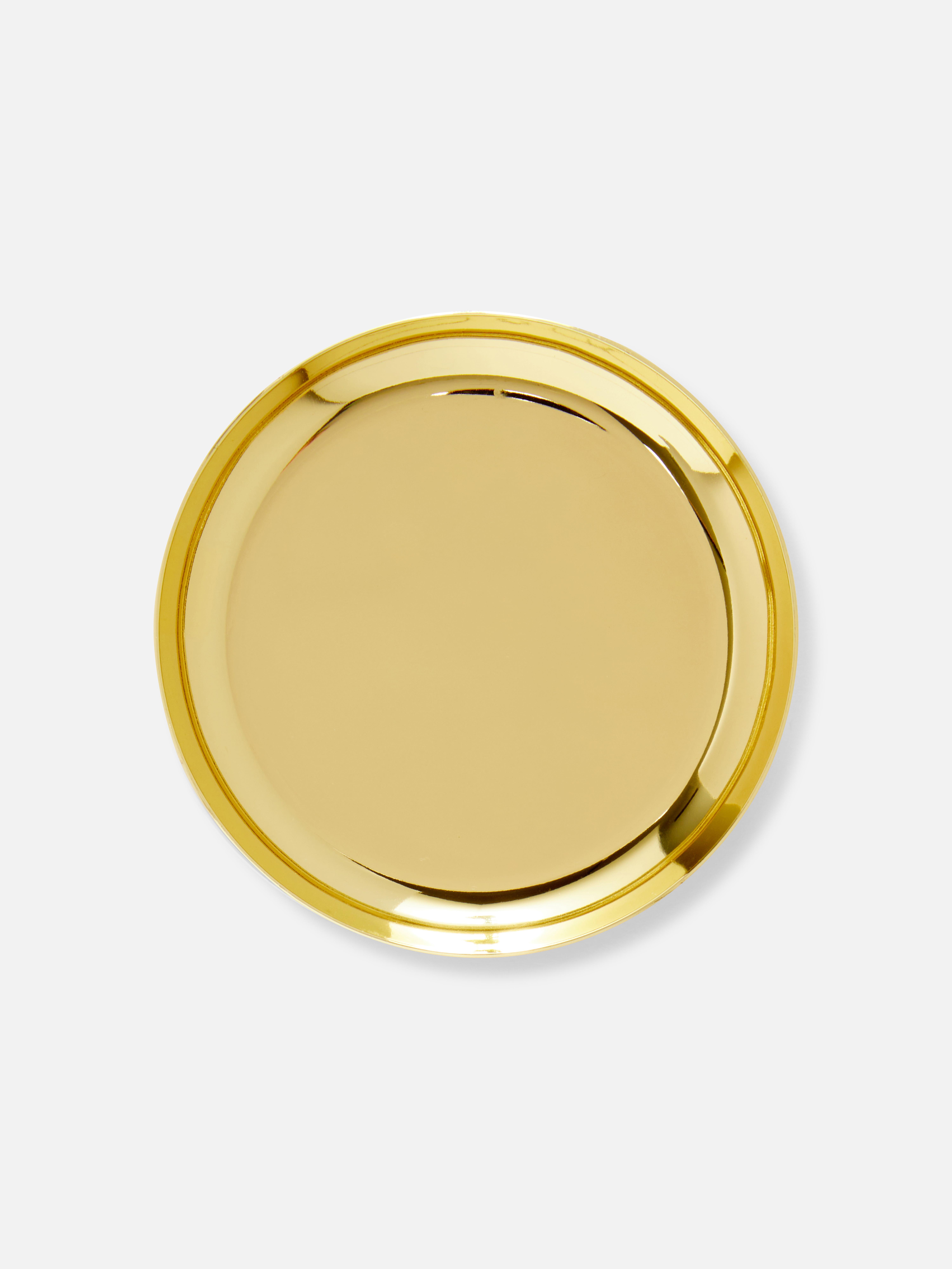 Gold Plate Candle Holder Primark