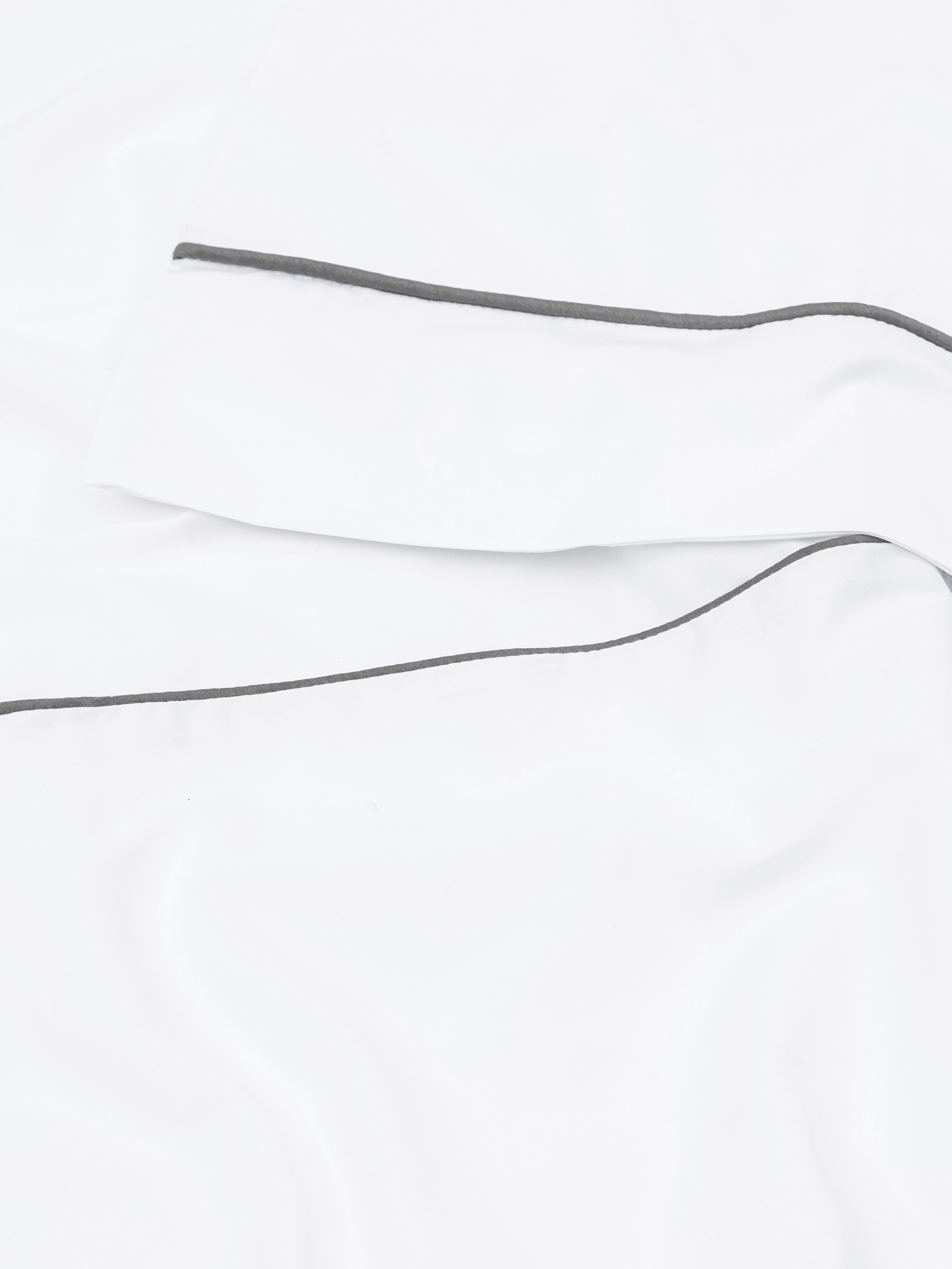 White White Contrast King Duvet Cover Set Primark