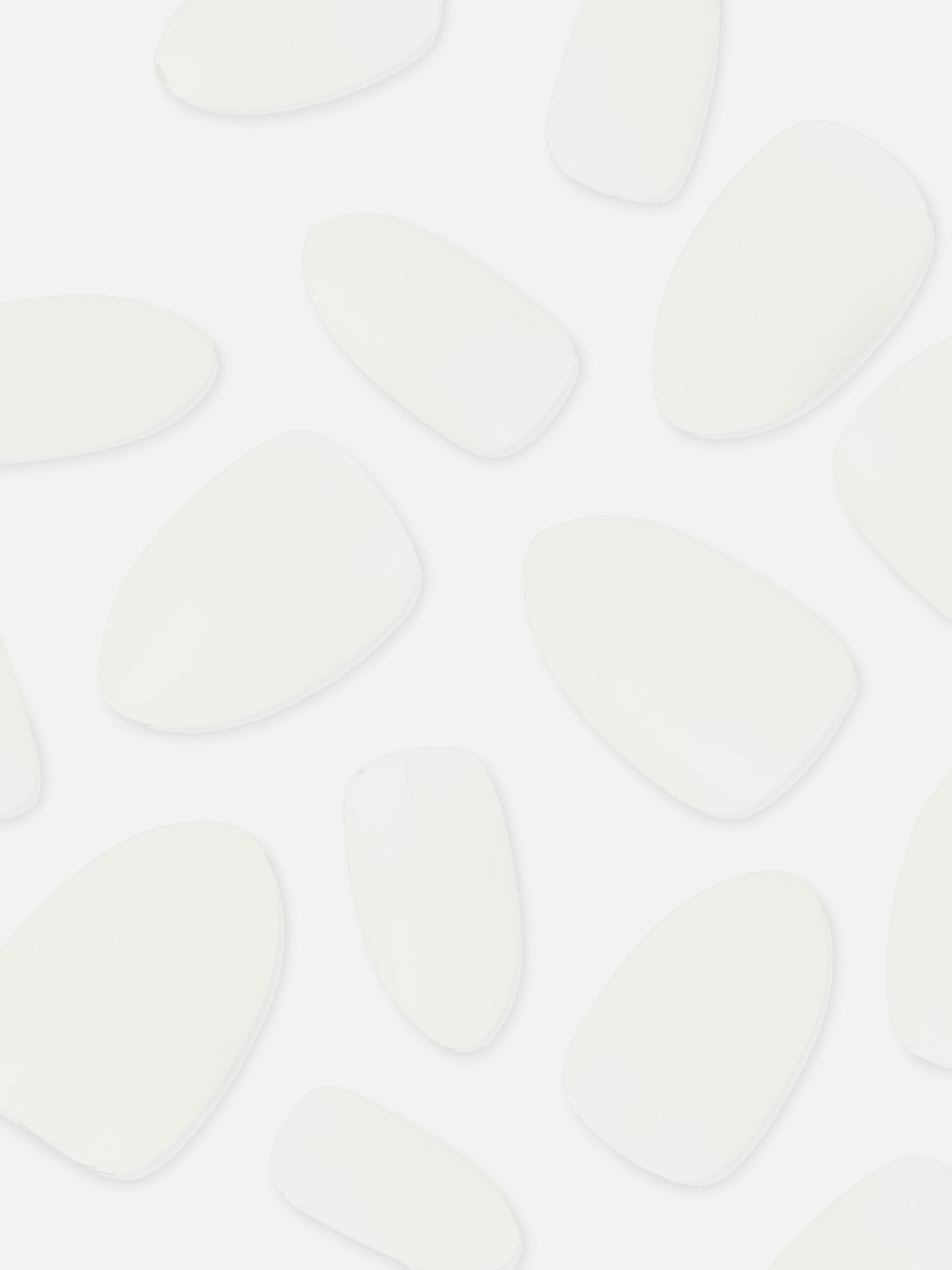 White PS... Almond Gloss False Nails Primark