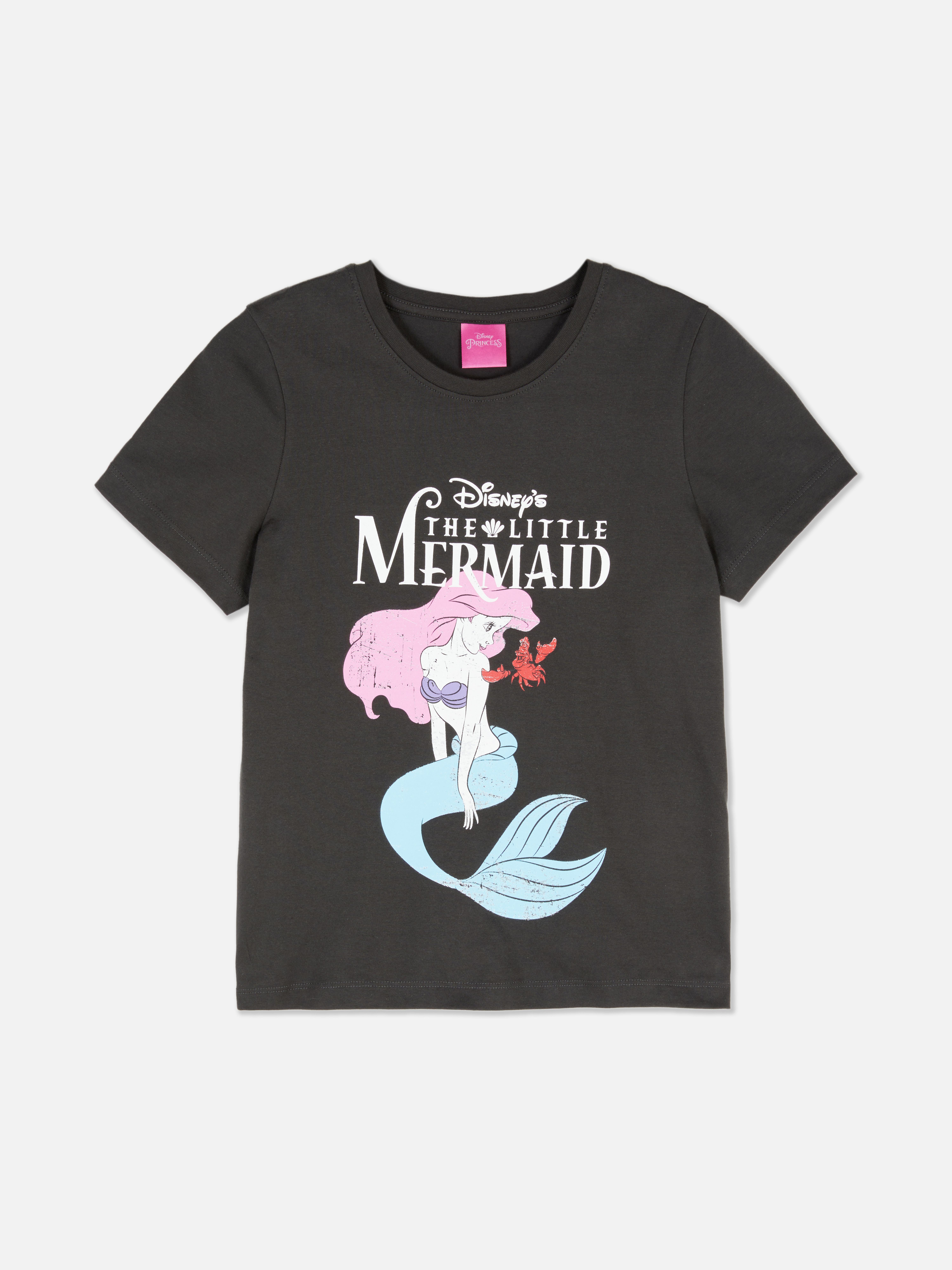 Girls Charcoal Disney’s The Little Mermaid Graphic TShirt Primark