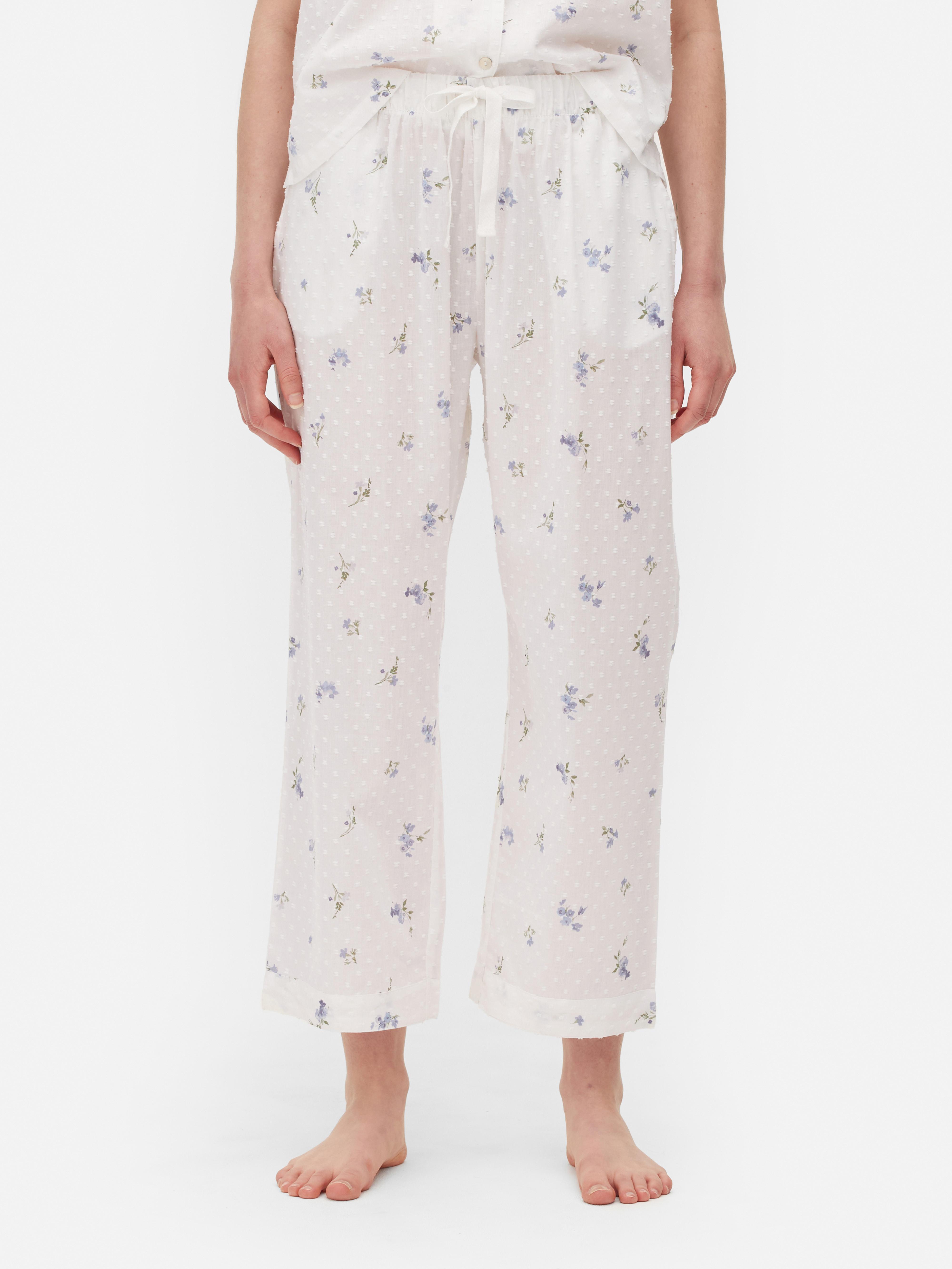 Womens Multi Ditsy Floral Dobby Pyjama Bottoms Primark