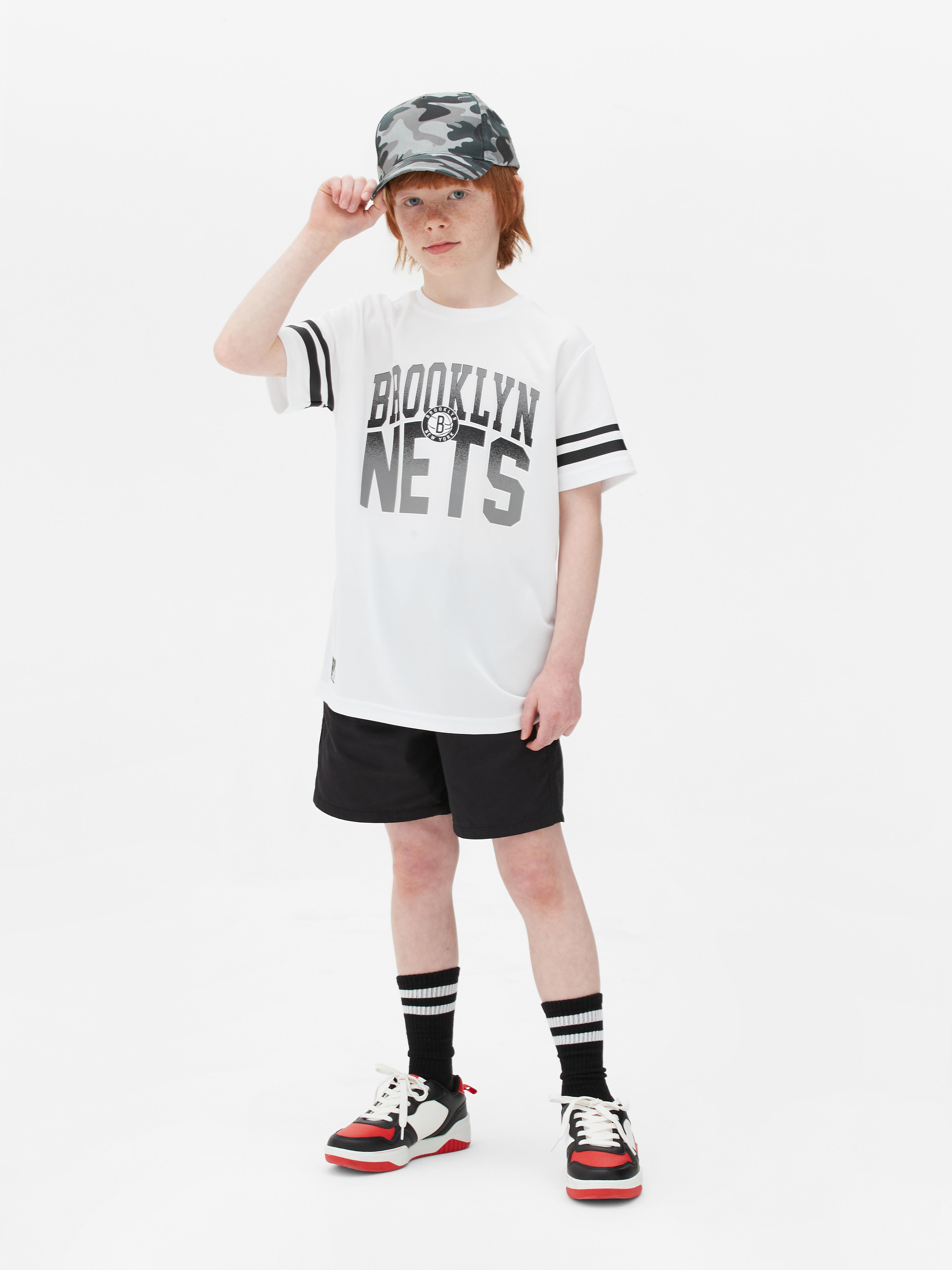 „NBA Brooklyn Nets“ TShirt Weiß Jungen Primark