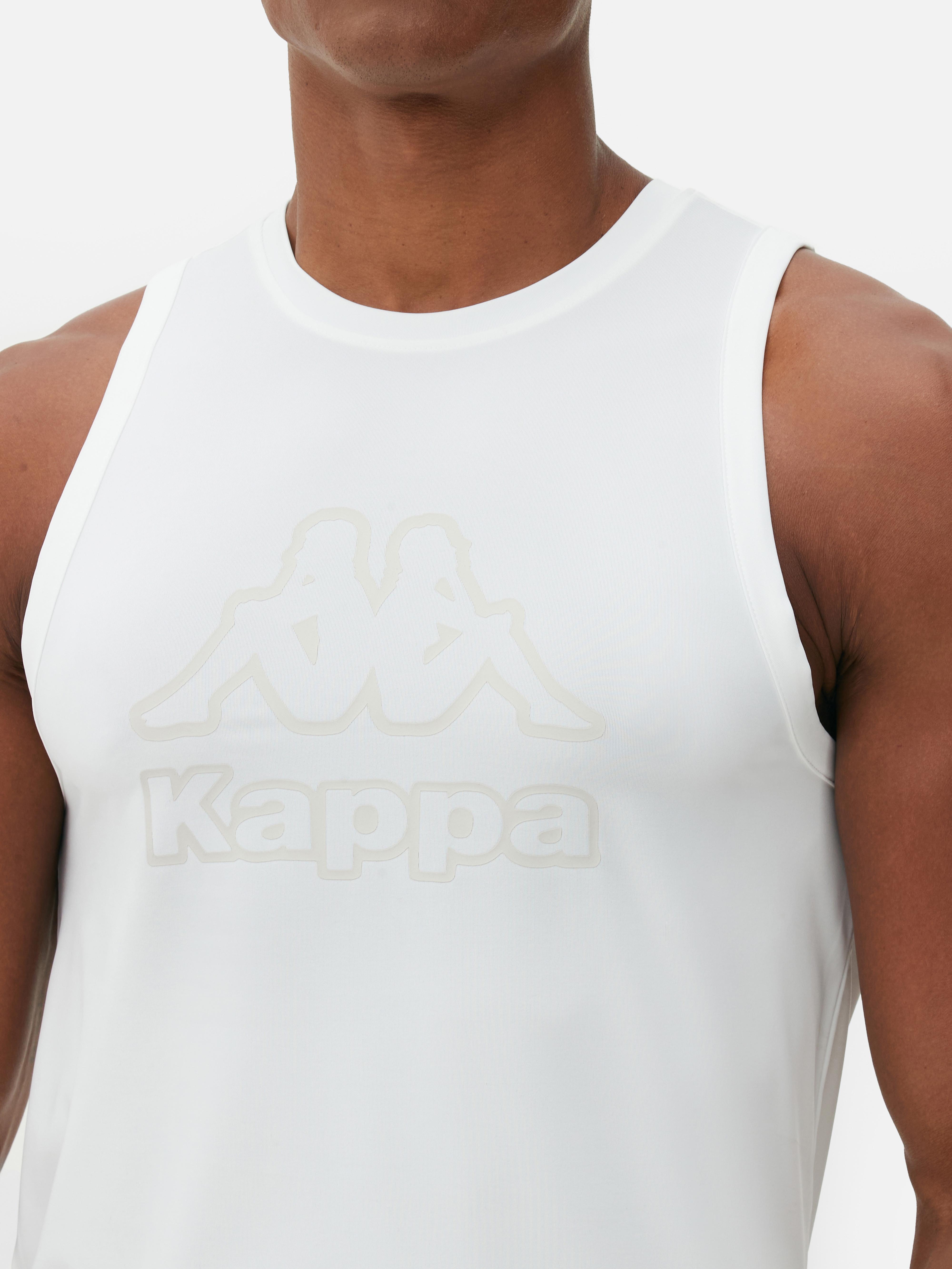 Mens White Kappa x Primark Tank Top Primark
