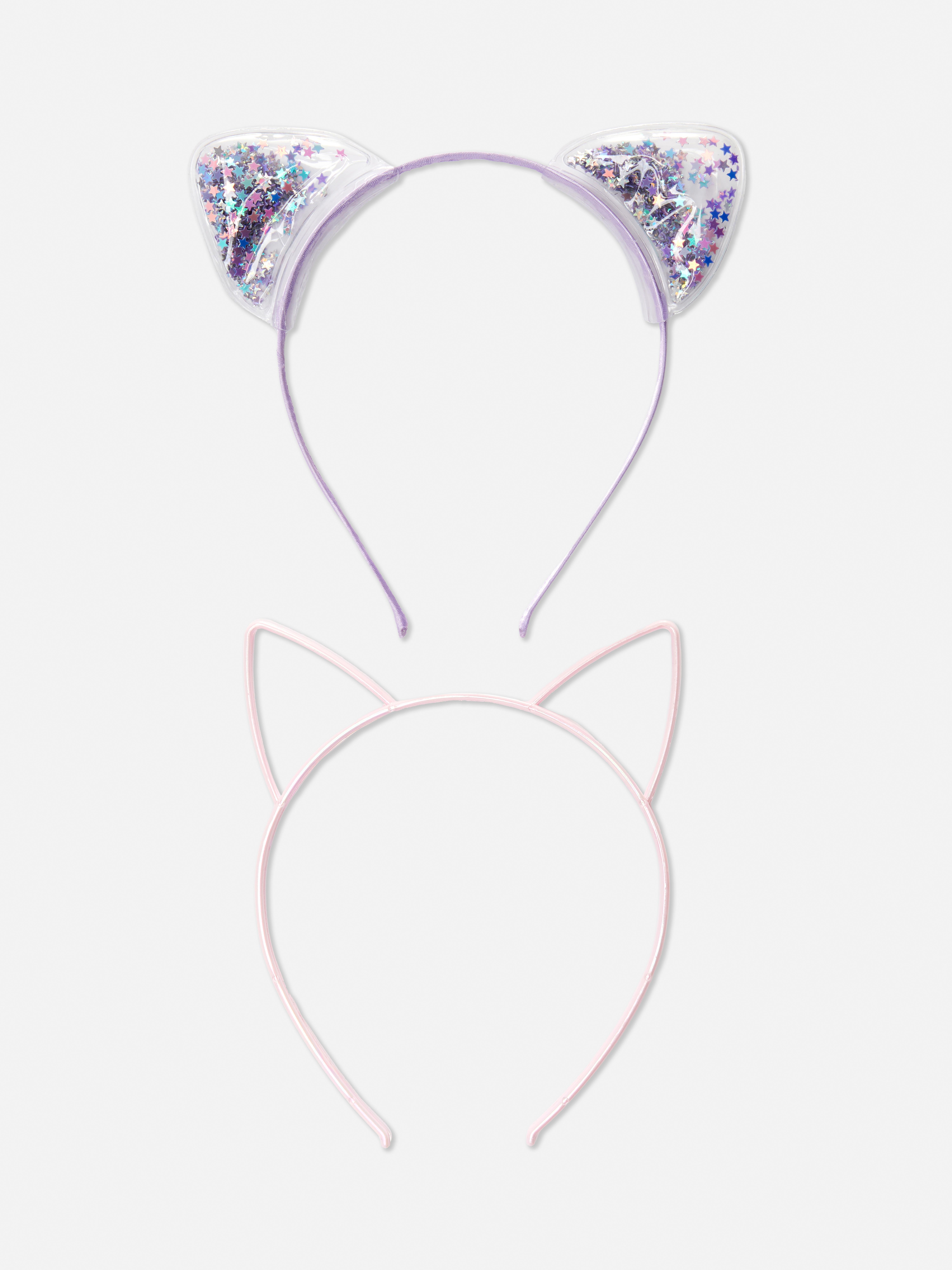 Girls Multi 2pk Cat Ear Headbands Penneys