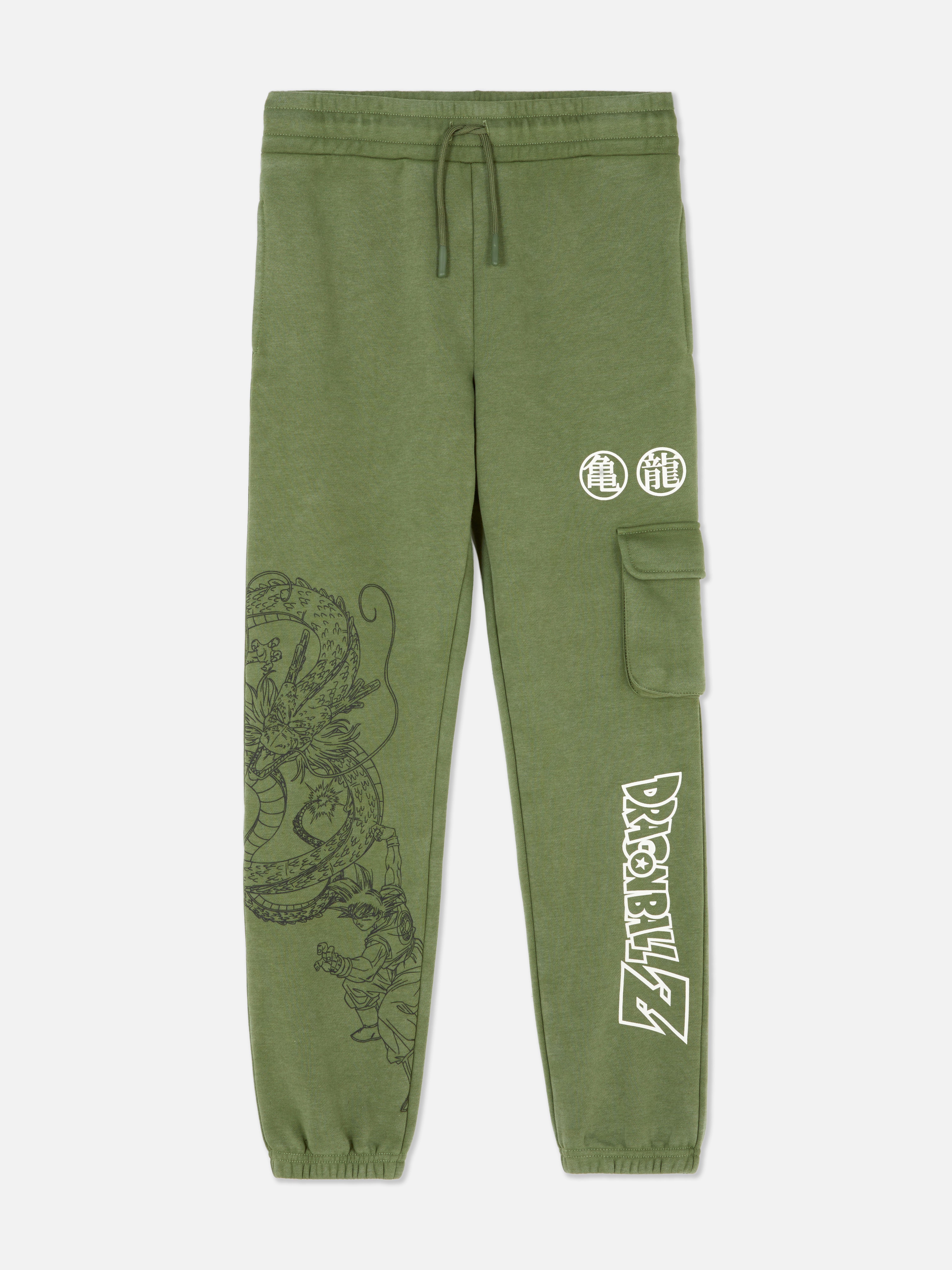 Tepláky Dragon Ball Z Shenron Khaki Chlapci Primark
