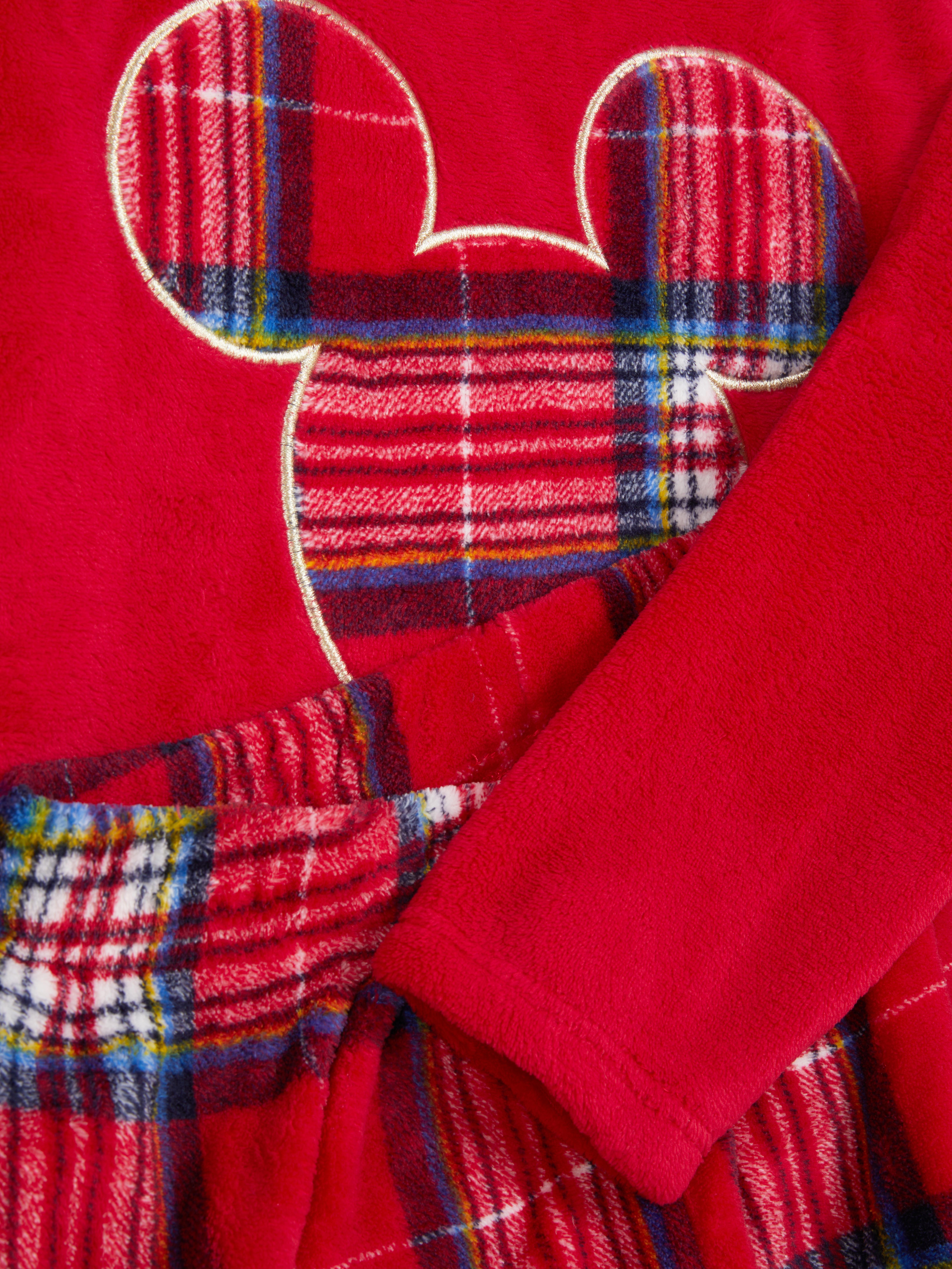 Women's Red Disney’s Mickey Mouse Tartan Pajamas Primark