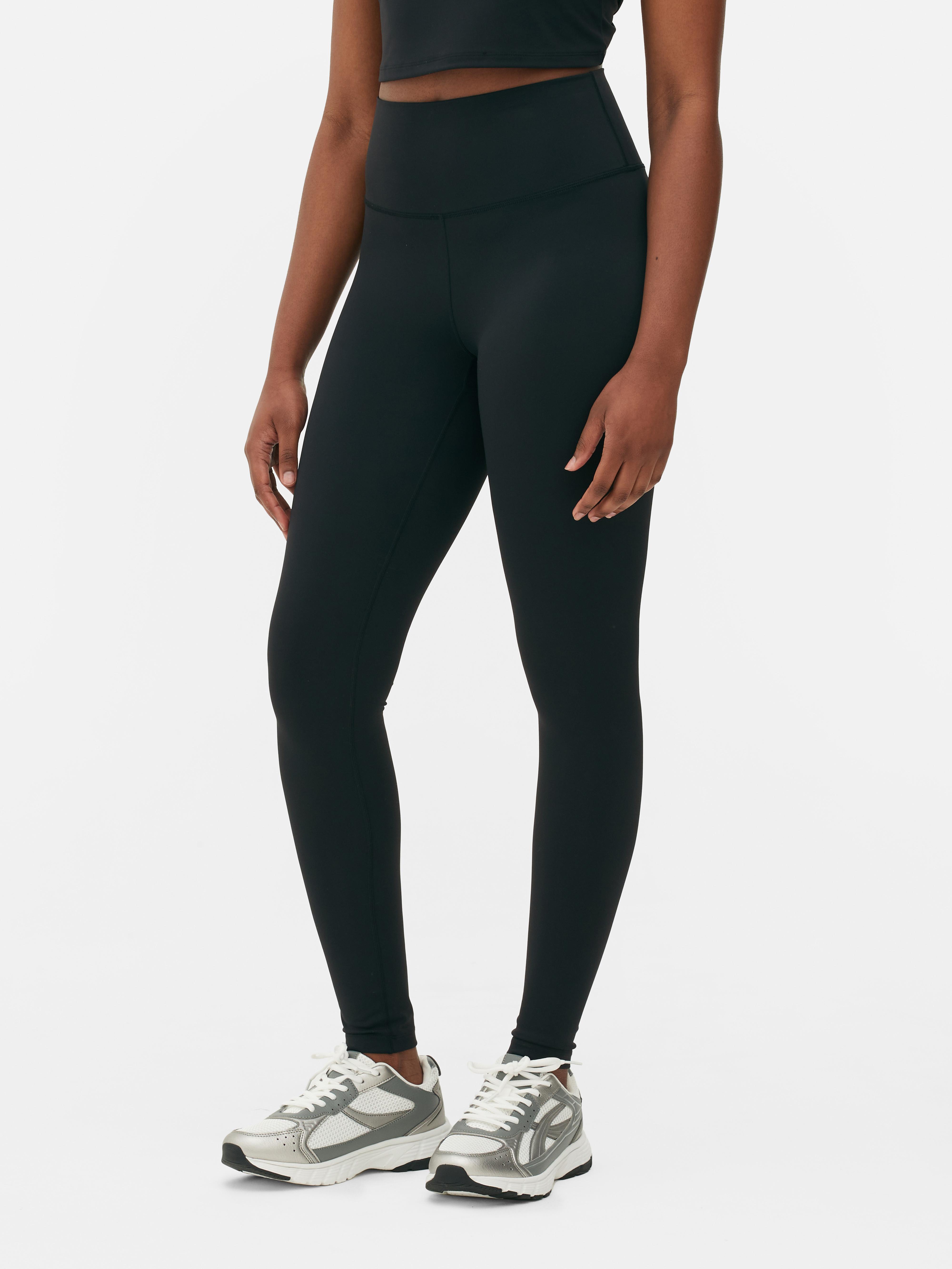 Women's Black Buttery Soft Gym Leggings Primark