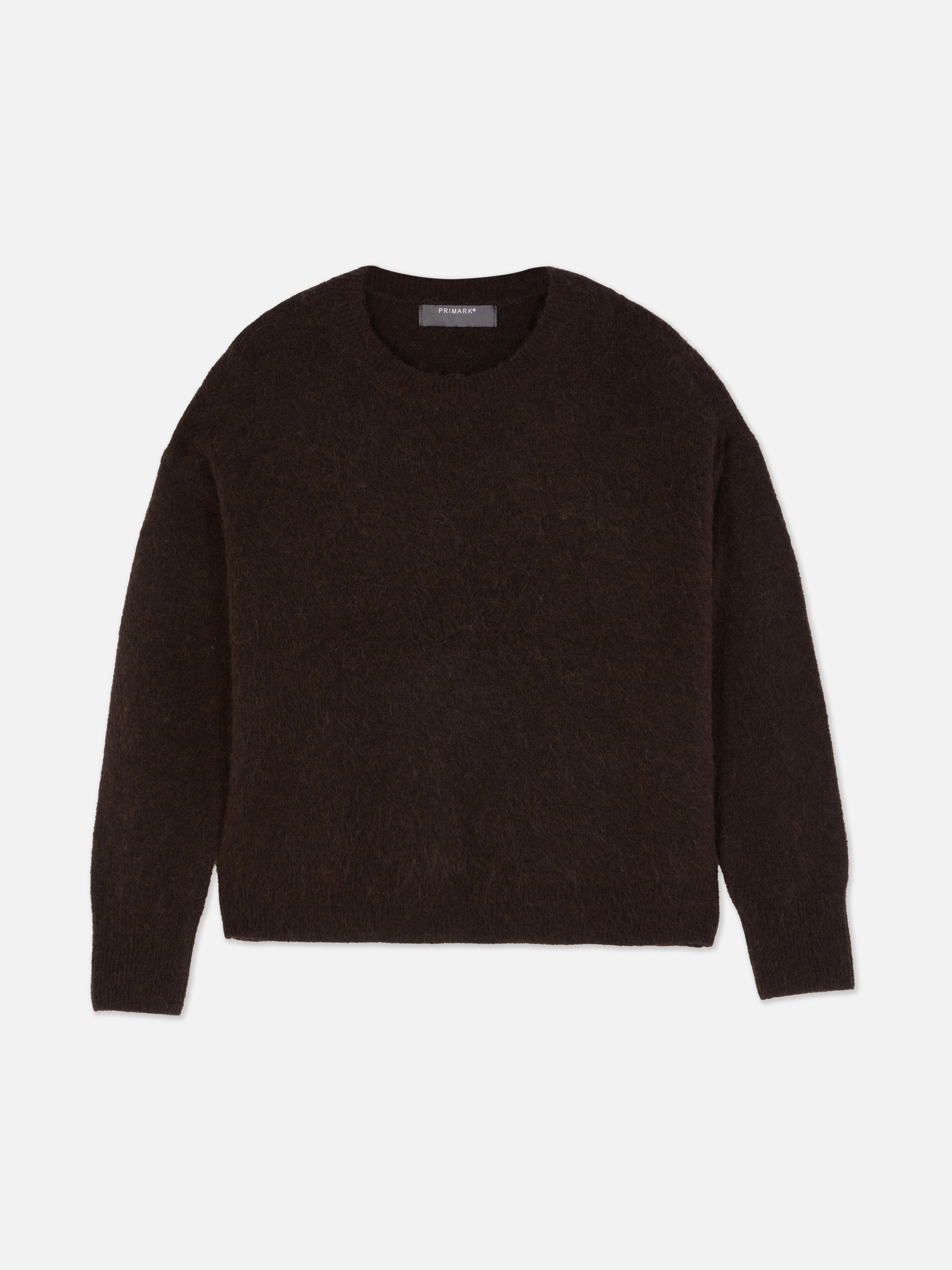 Women's Chocolate Brushed Yarn Sweater Primark