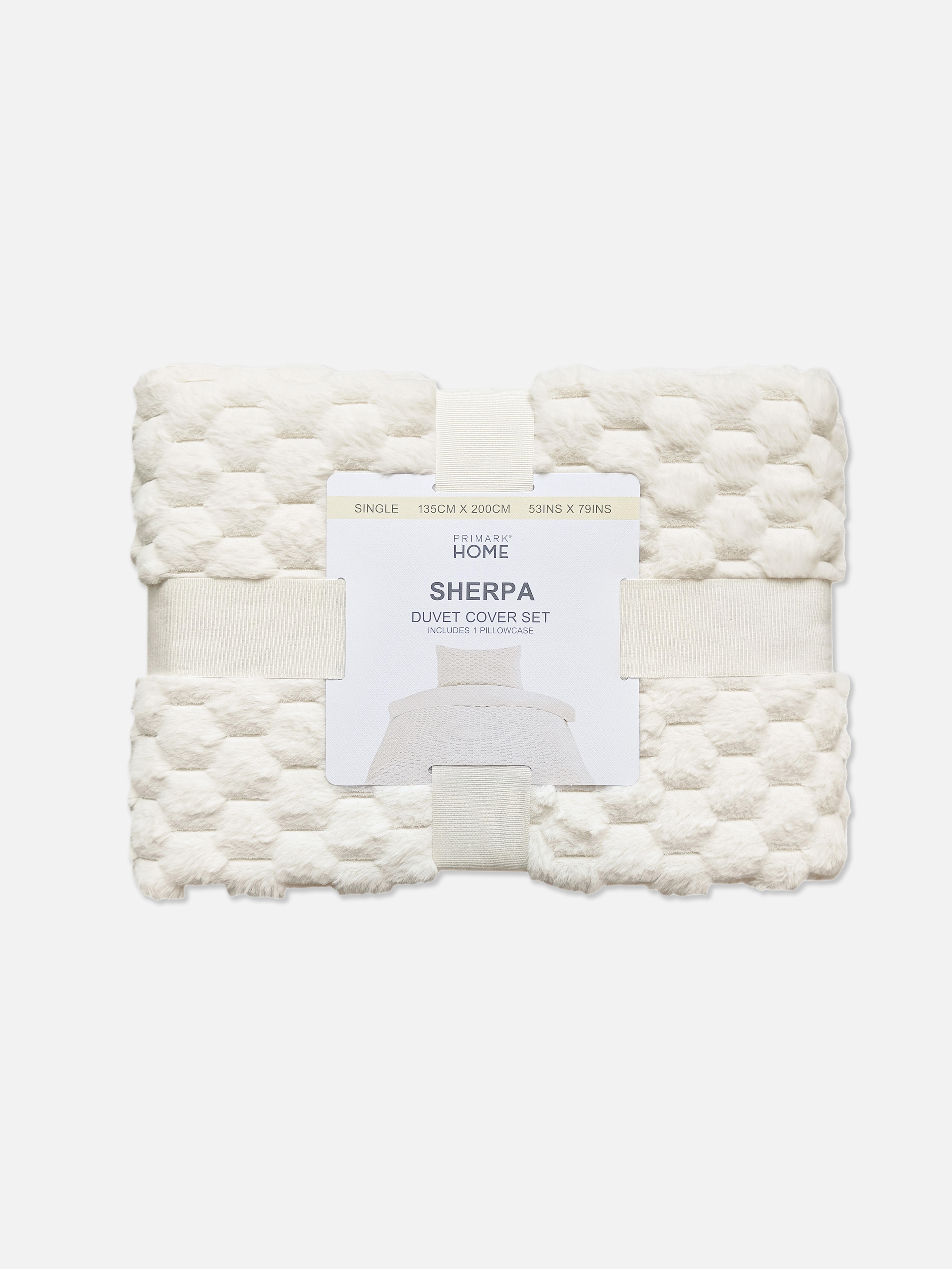 Cream Soft Texture Single Duvet Cover Set Penneys