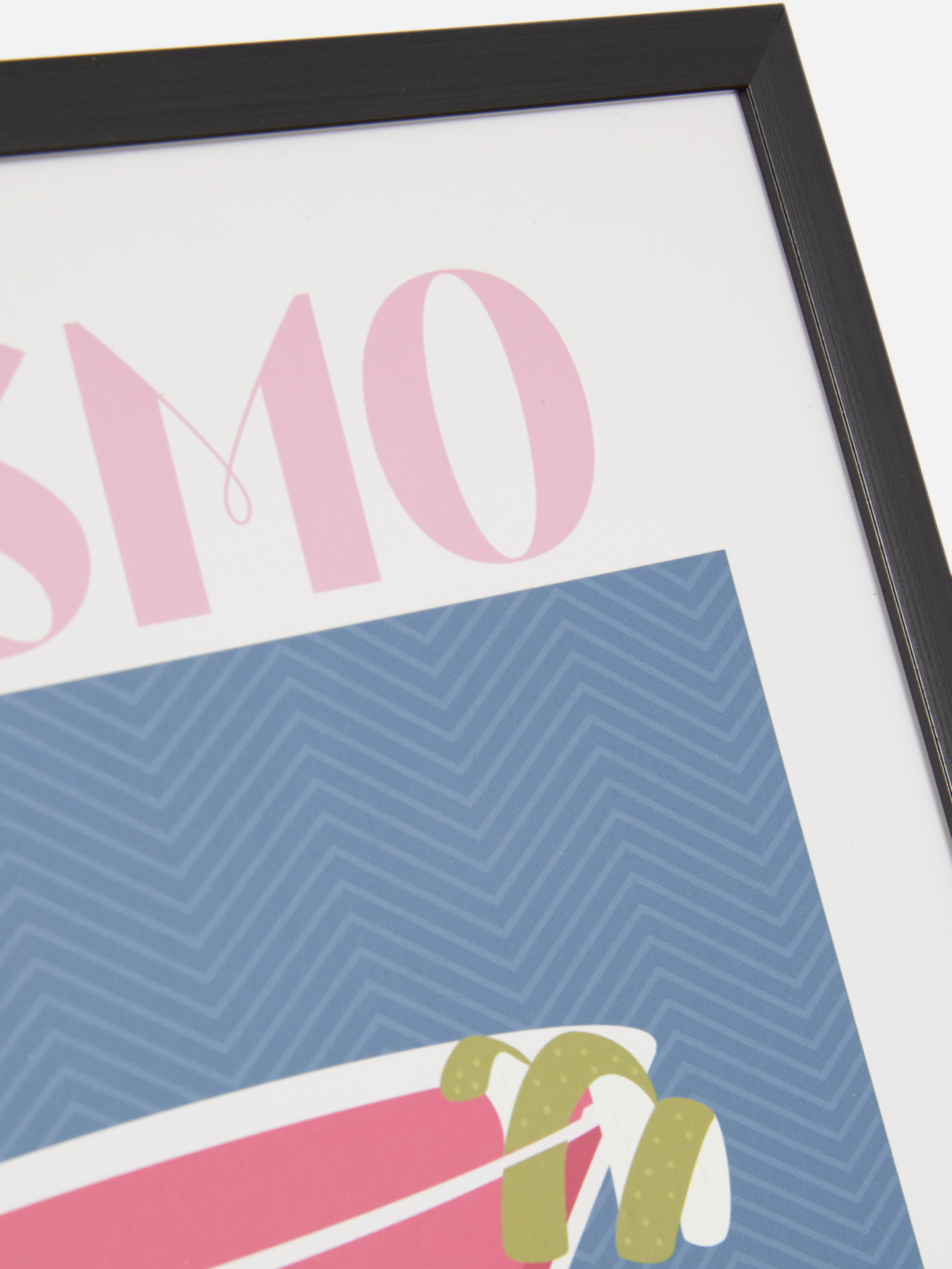 Navy Cocktail Wall Art Penneys