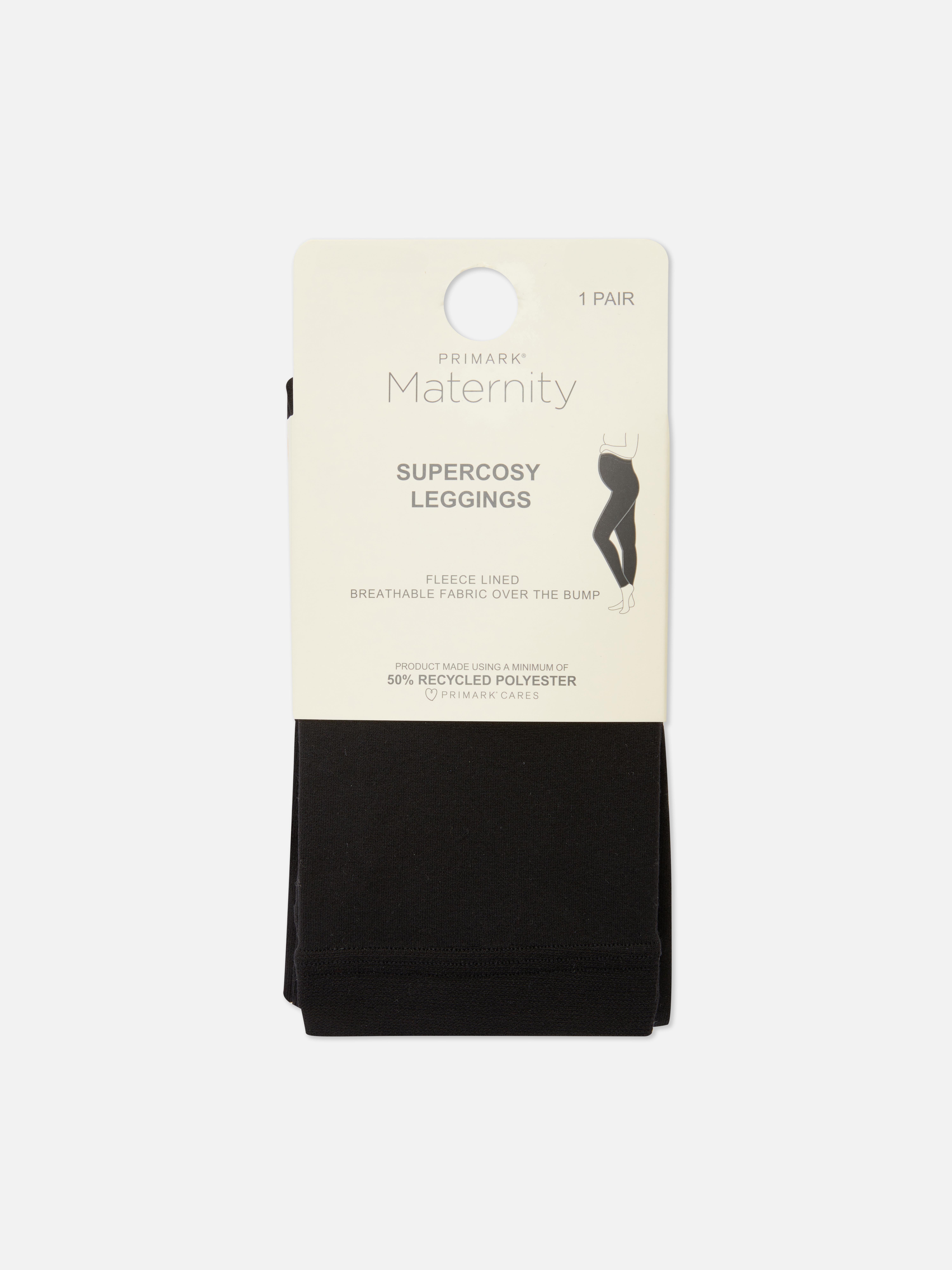 Women's Black Cosy Maternity Leggings Penneys