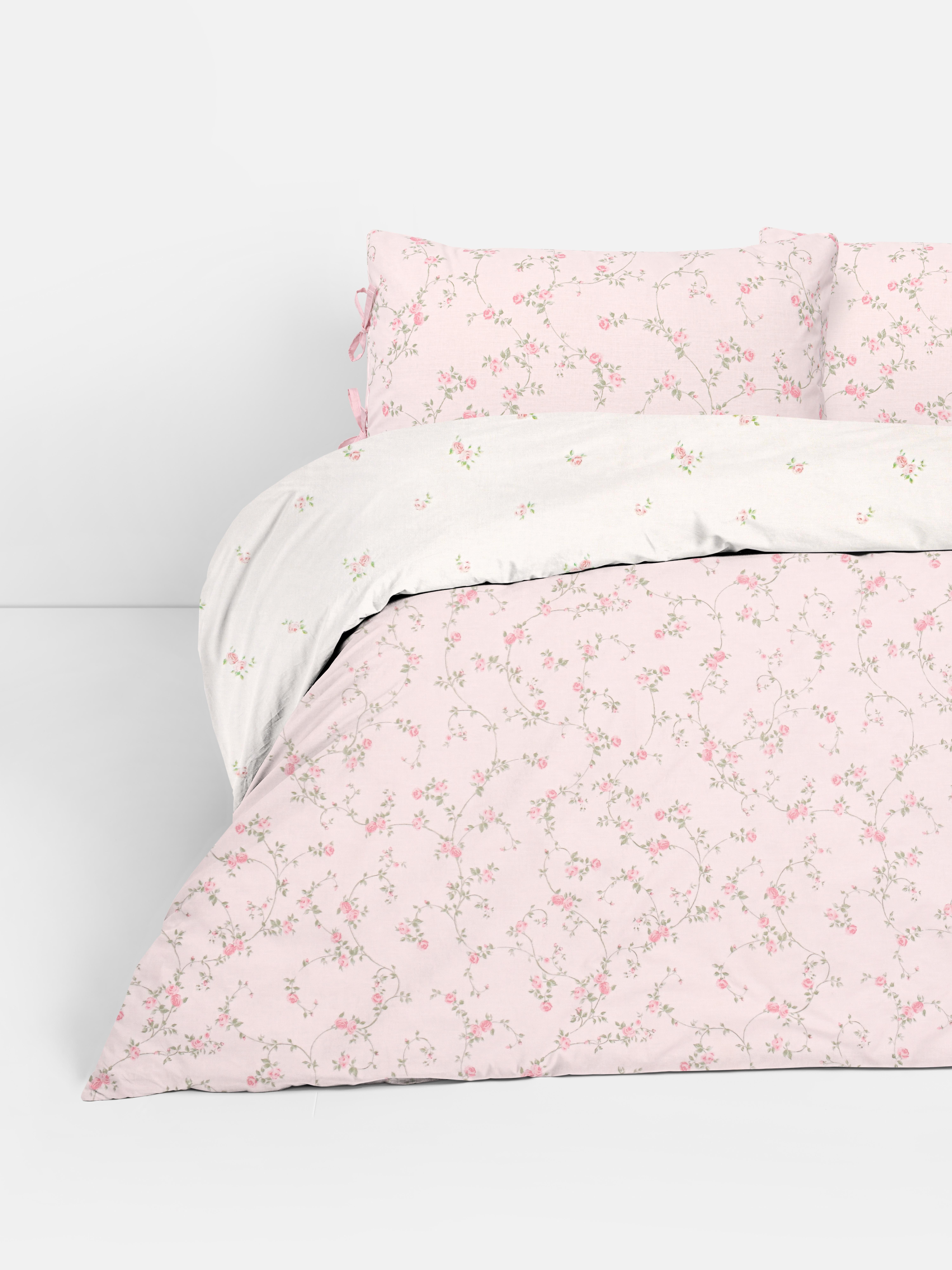 Pink Ditsy Floral Super King Duvet Cover Set Primark
