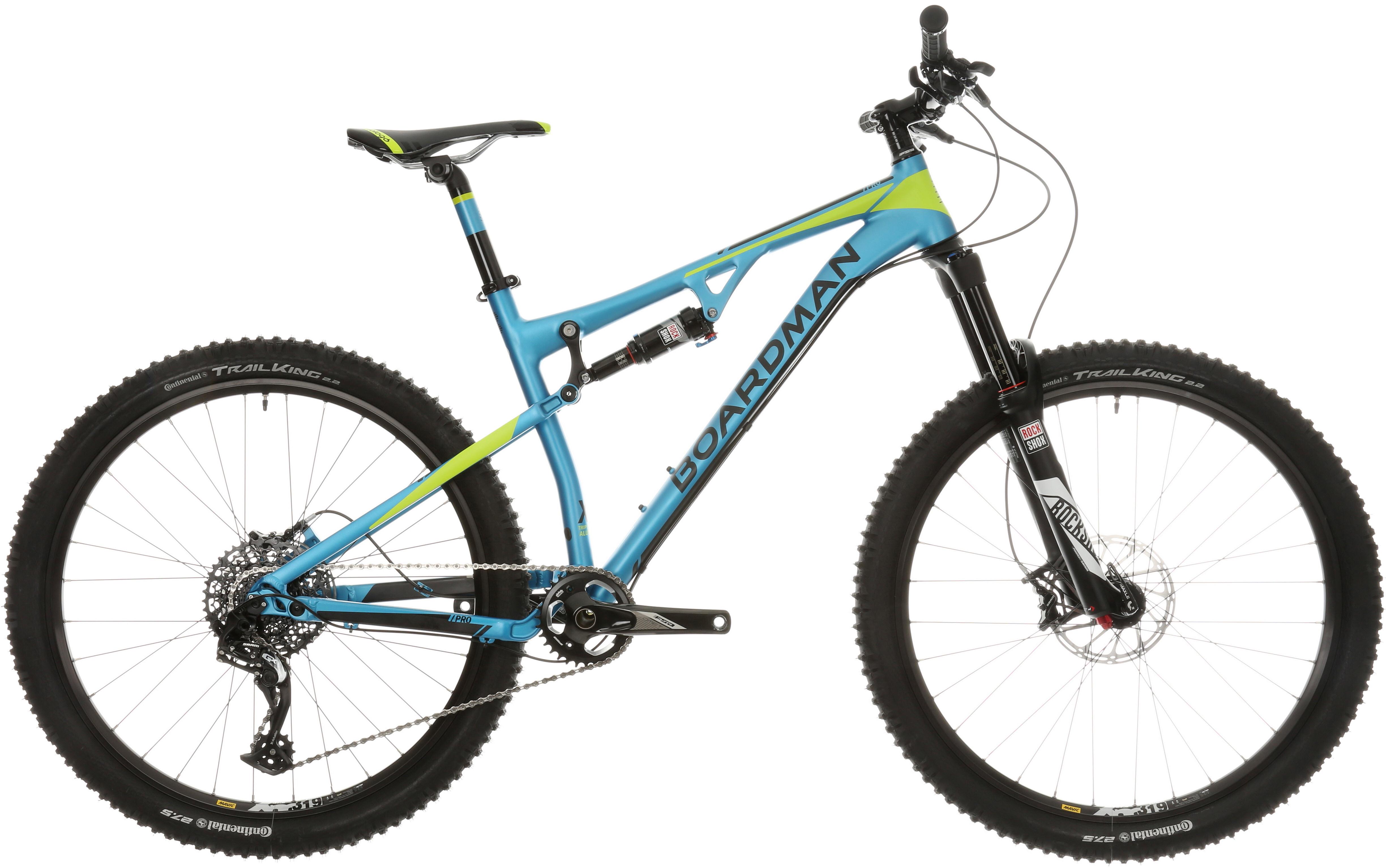 Boardman Mountain Bike Pro Full Suspension 27.5" 16", 18", 19", 20