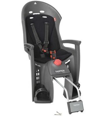 Hamax Siesta Child Bike Seat Grey/Black Halfords UK