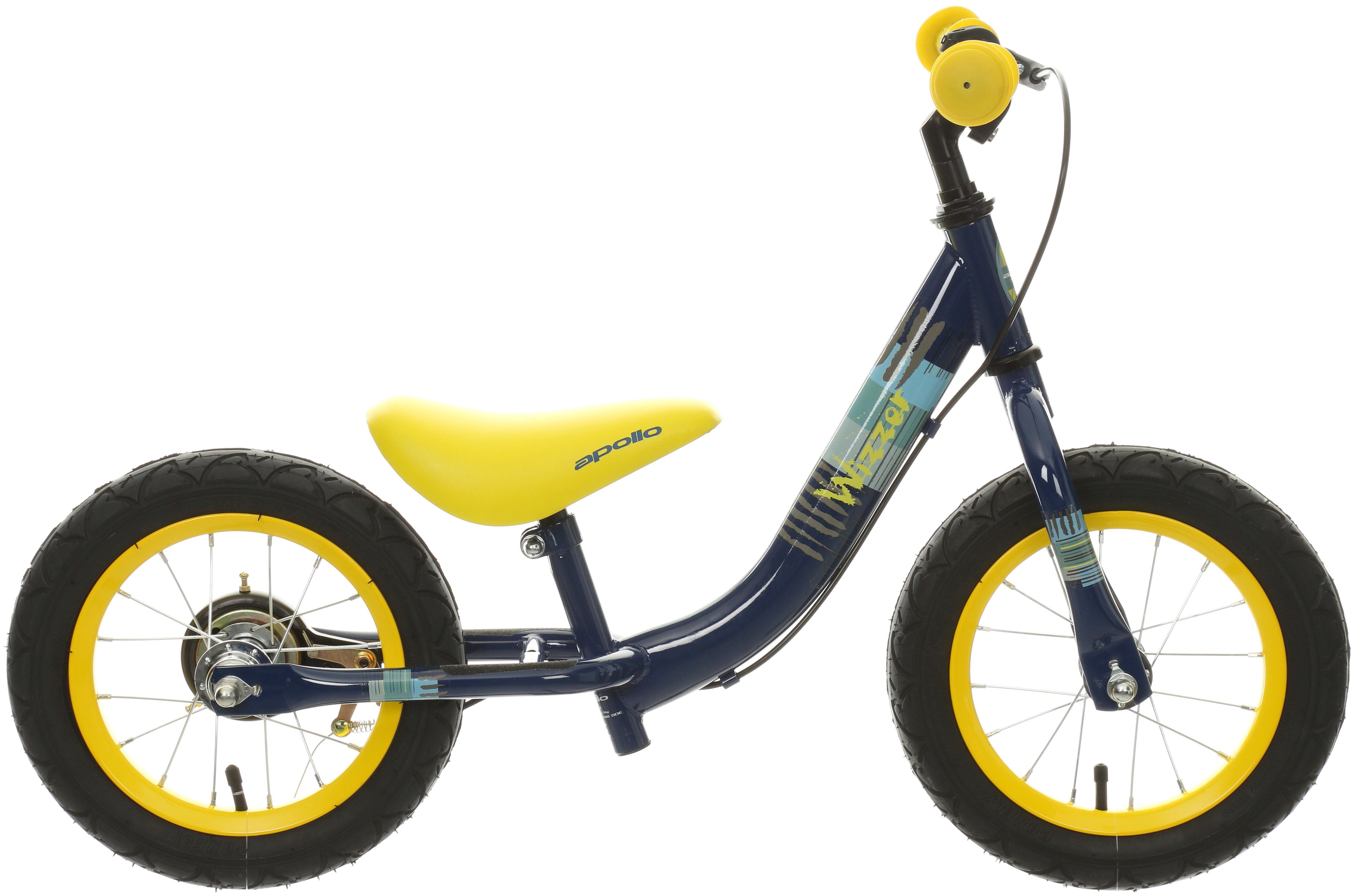 Apollo Wizzer Balance Bike Blue 12" Halfords UK