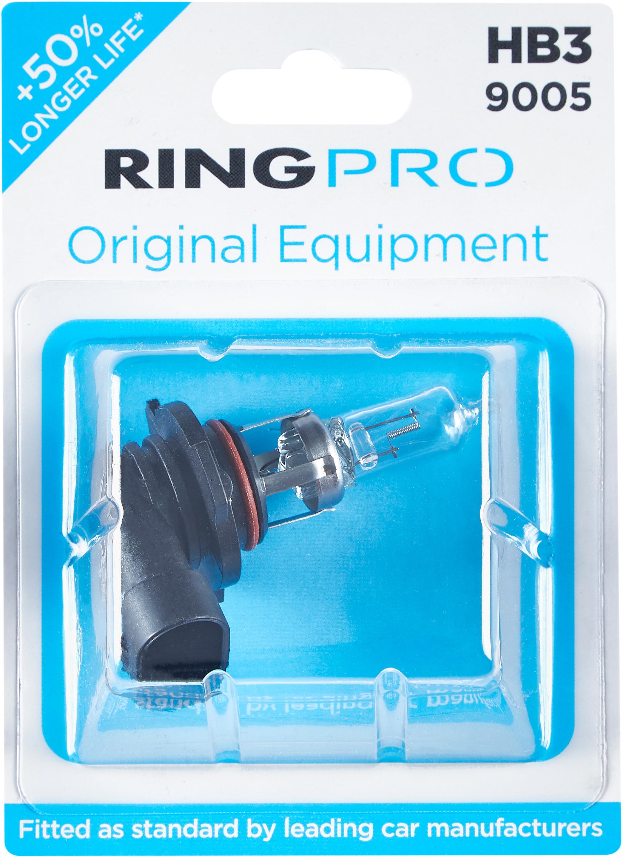 Ring Pro HB3 9005 Car Headlight Bulb Single Pack Halfords IE