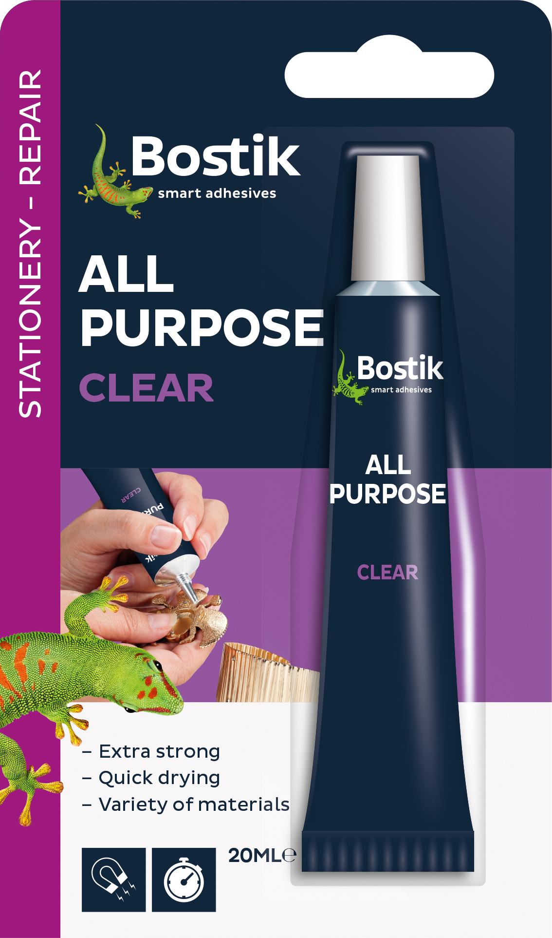Bostik All Purpose Clear Adhesive Halfords UK