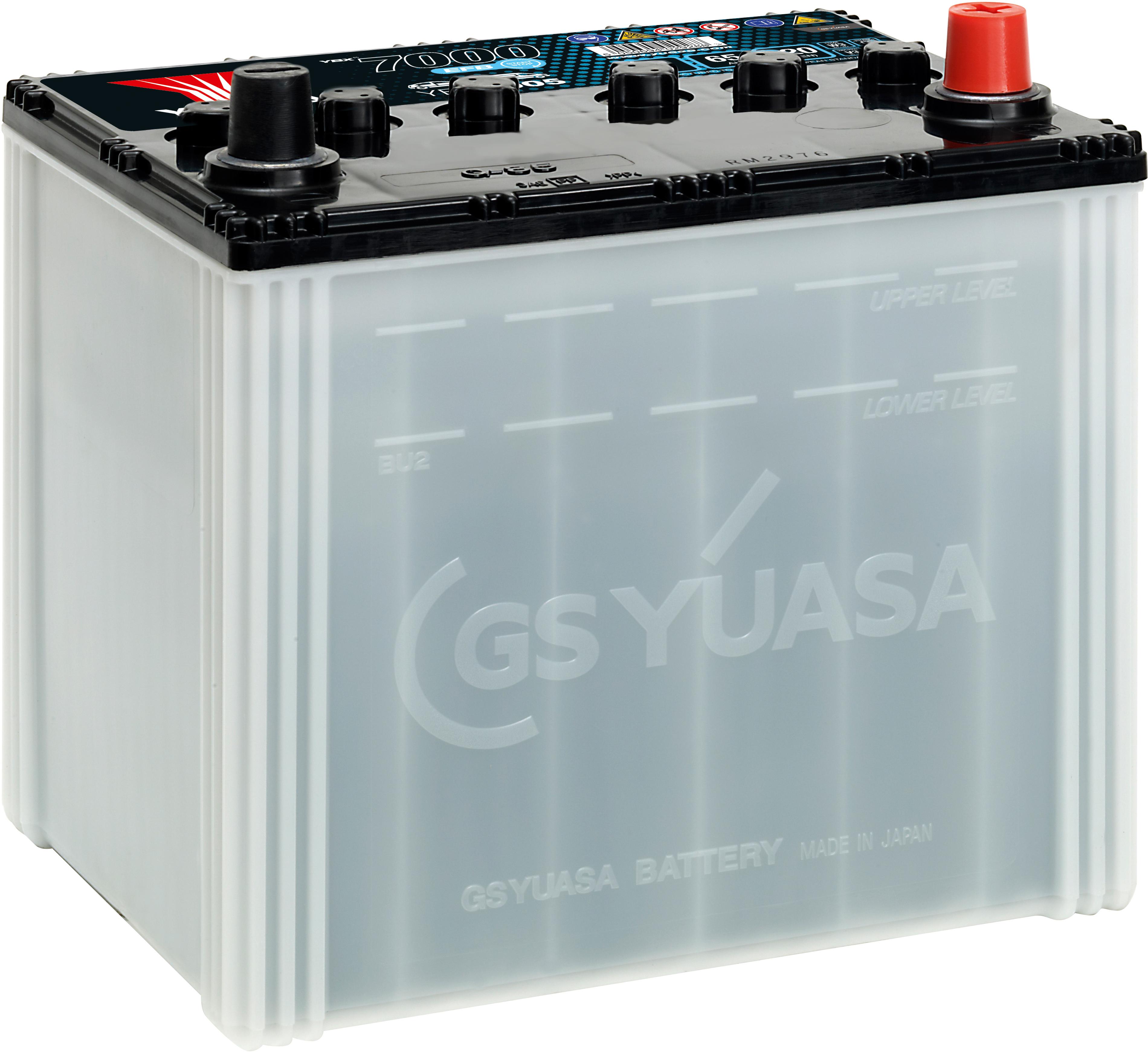 YBX7005 (Q55/Q85) 12V 65Ah 620A Yuasa EFB Start Stop Battery Halfords UK