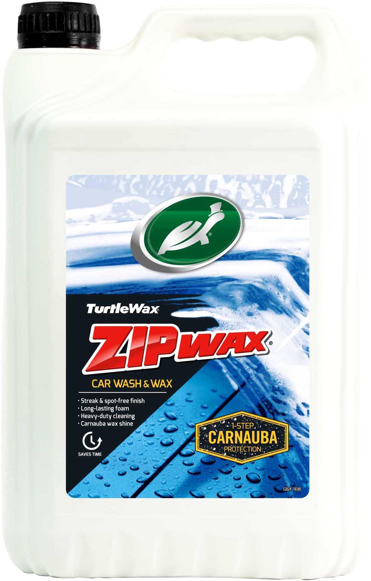 Turtle Wax Zip Wax Car Wash & Wax 5L Halfords UK