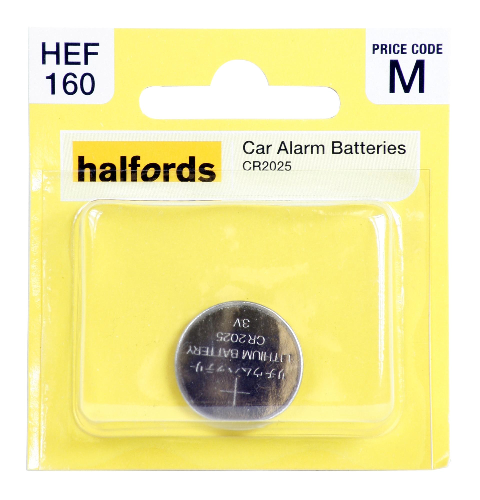Halfords Car Alarm Battery CR2025 Halfords IE