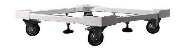 Adjustable Washing Machine Stand With Wheels White Xcite