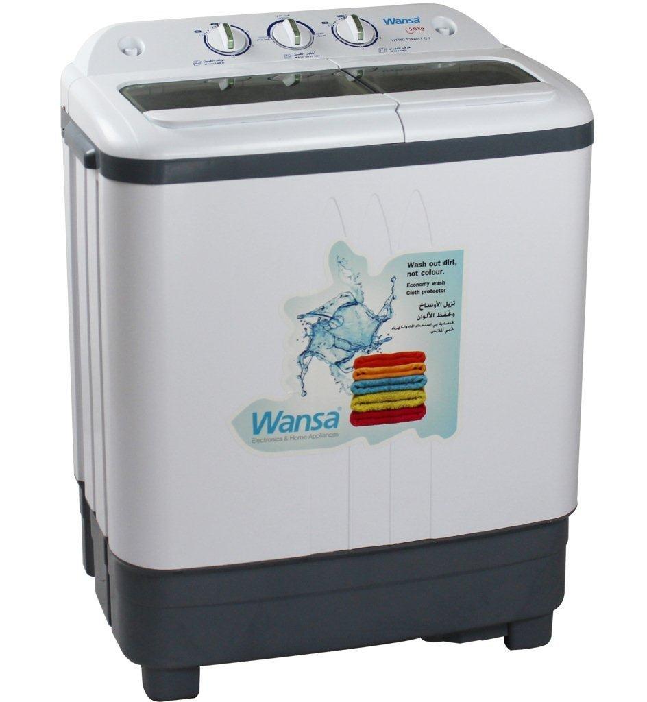 Wansa Gold WTT50T34WHTC3 Twin Tub Washer 5 Kg Price in Kuwait Xcite