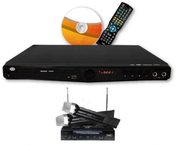 Magic Star MS900 Karaoke Dvd Player with 2 Wired Mic Price in Kuwait