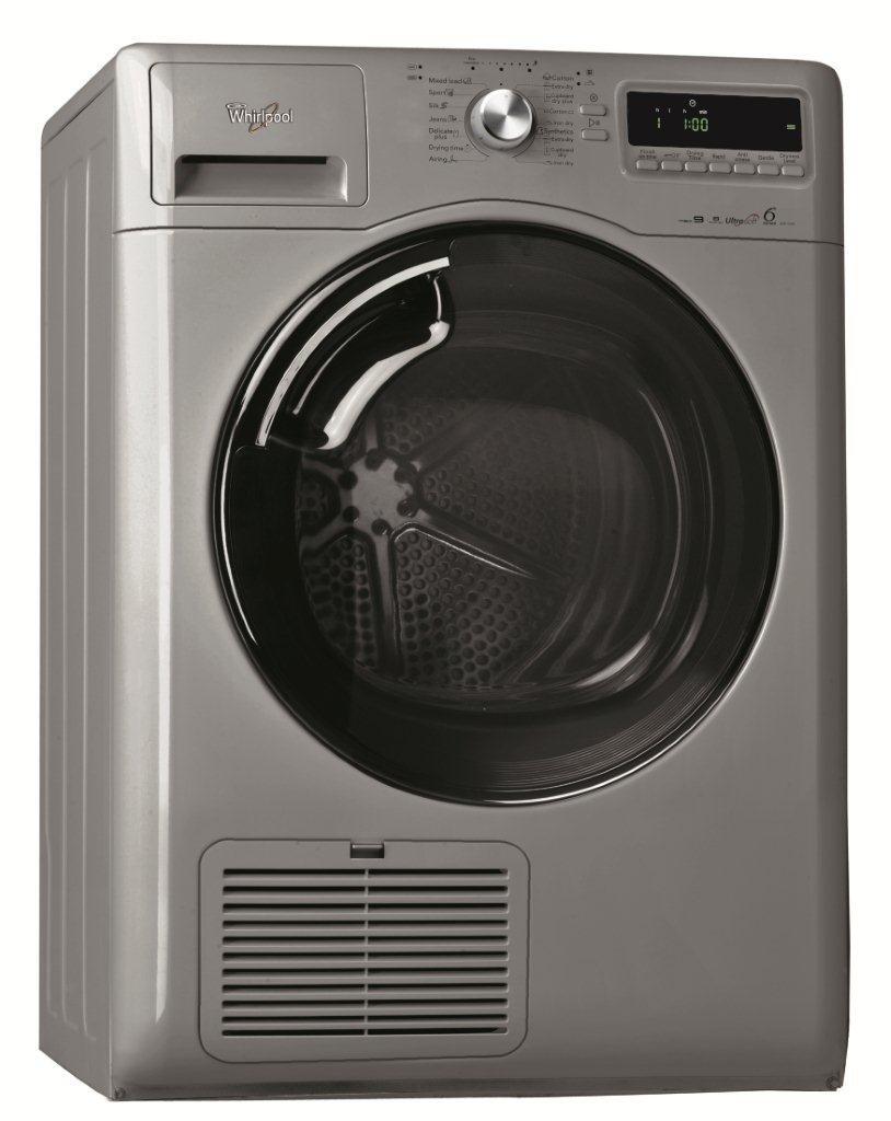 Whirlpool AZB 939S Front Load 9kg Condenser Dryer Silver Price in