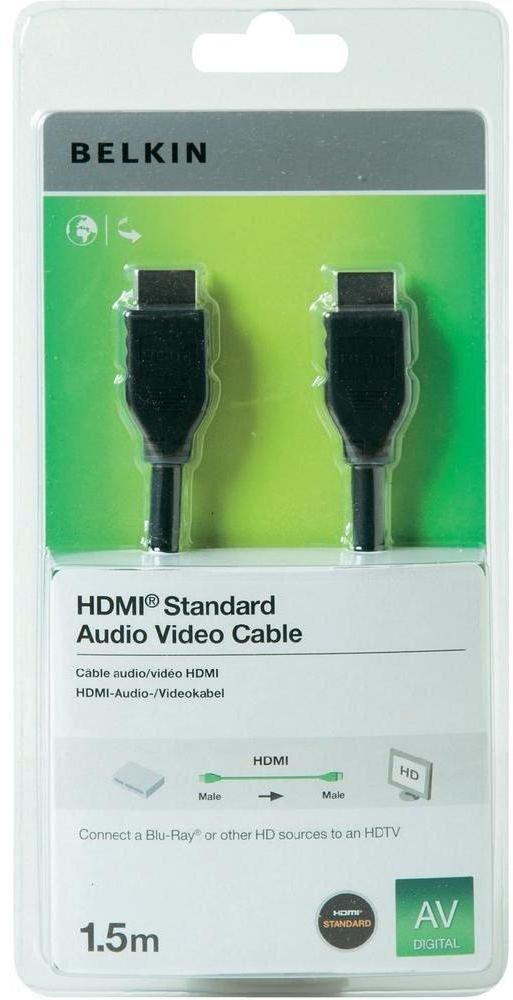 Belkin HDMI to HDMI 1.5m Cable Black (F3Y017CP1.5MBLK) Price in KSA