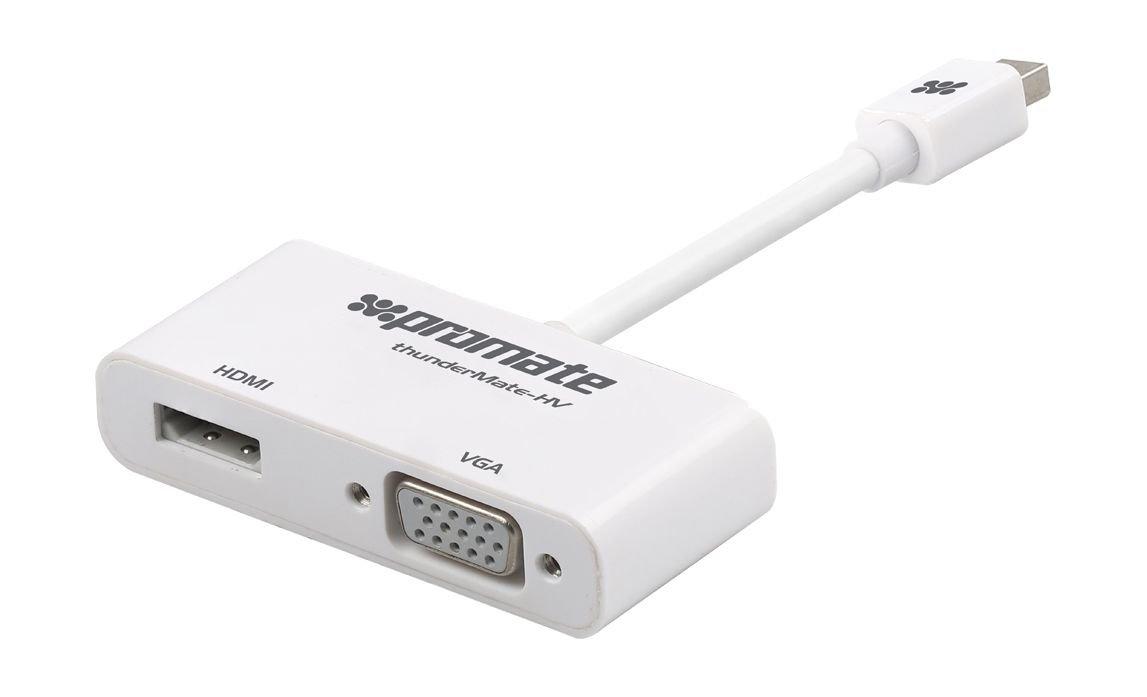 Promate Thundermate HV MiniDisplay Port to HDMI and VGA Cable Adapter