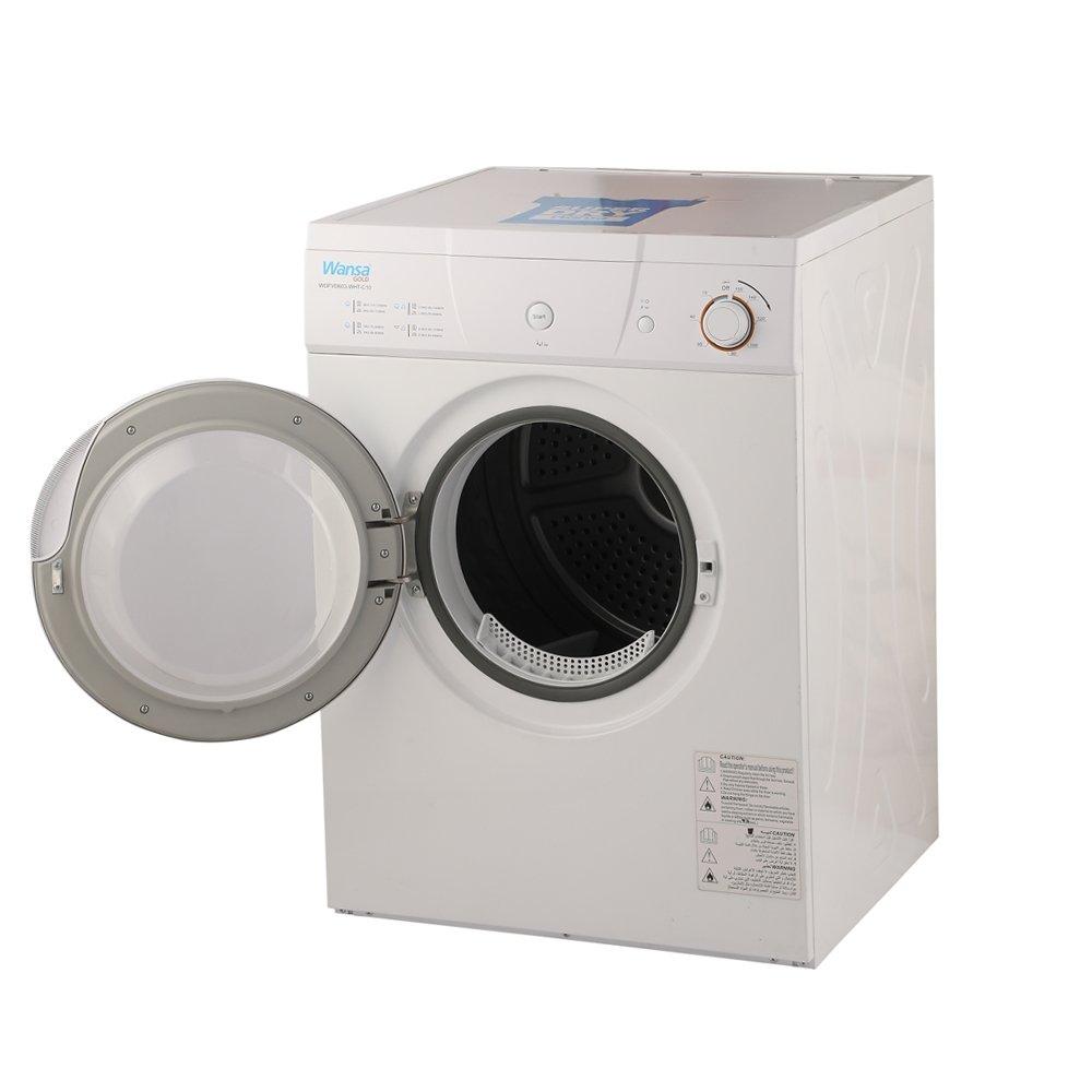 Wansa Gold WGFVD603 Air Vented Dryer 6kg White Price in Kuwait Xcite