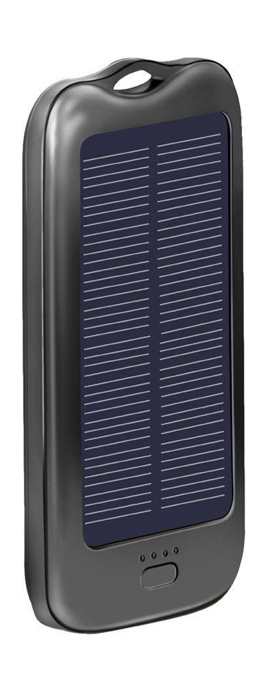 Promate 5000 mAh Solar Powered Power Bank Black Price in KSA Xcite
