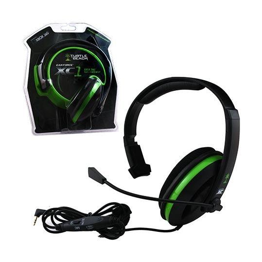 Turtle Beach Ear Force XC1 Gaming Headset For Xbox 360 Black (TBS