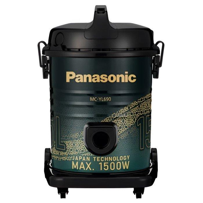 Panasonic Drum Vacuum Cleaner 1500 W, 15 Liter, MCYL690A747 Black