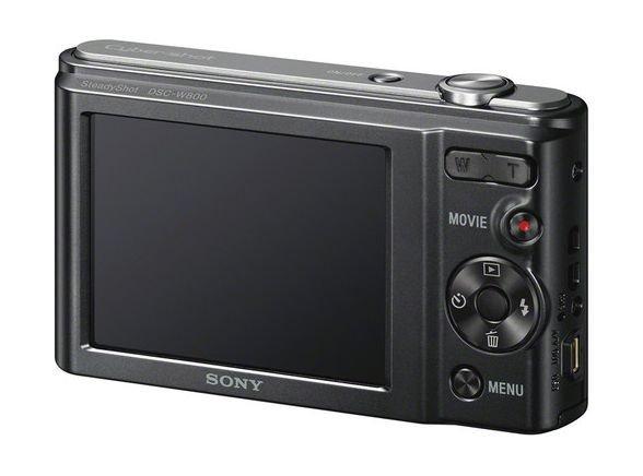 Sony DSCW800 20MP Digital Compact Camera Black Price in Kuwait Xcite