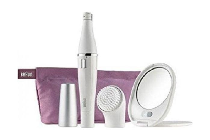 Braun Face Spa Young Beauty Wet & Dry Epilator (FACE 830) White Price