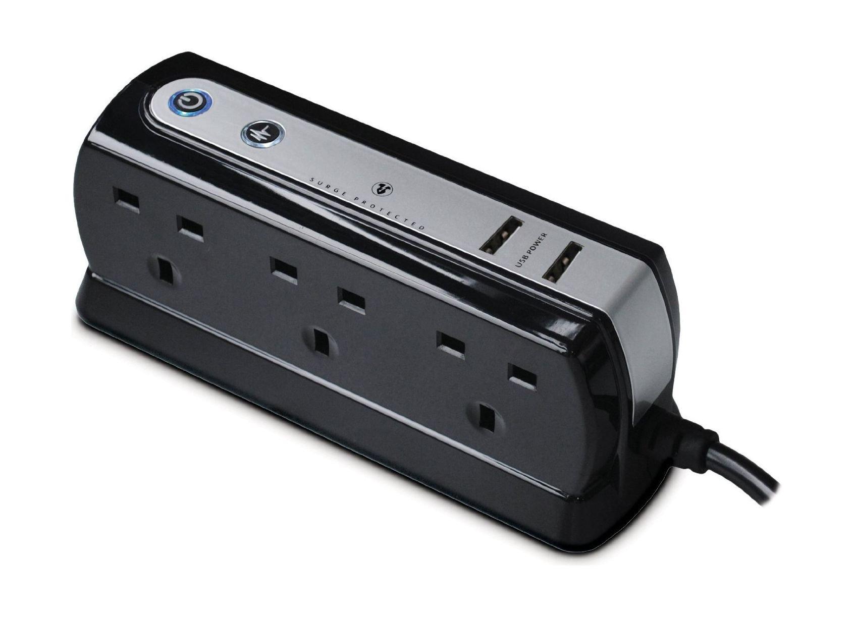 Masterplug 2M Surge Protection Extension Cord Price in Kuwait Xcite